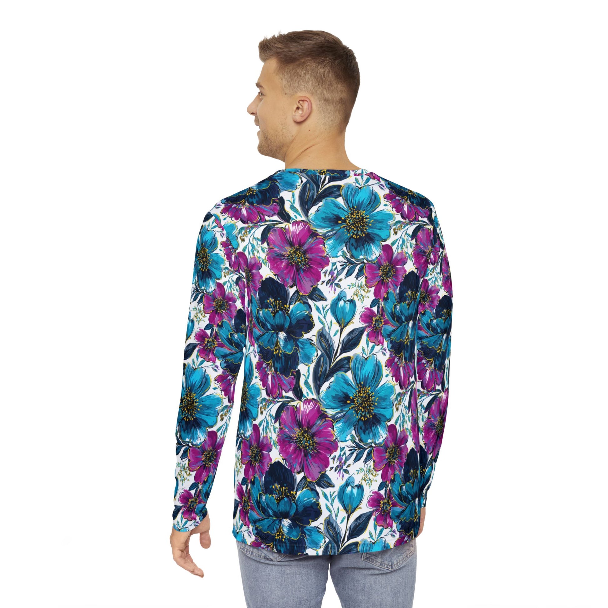 Men's Long Sleeve Shirt (AOP), Artsulli - Art is Long, Life is Short, All Over Prints, , , , , , , 