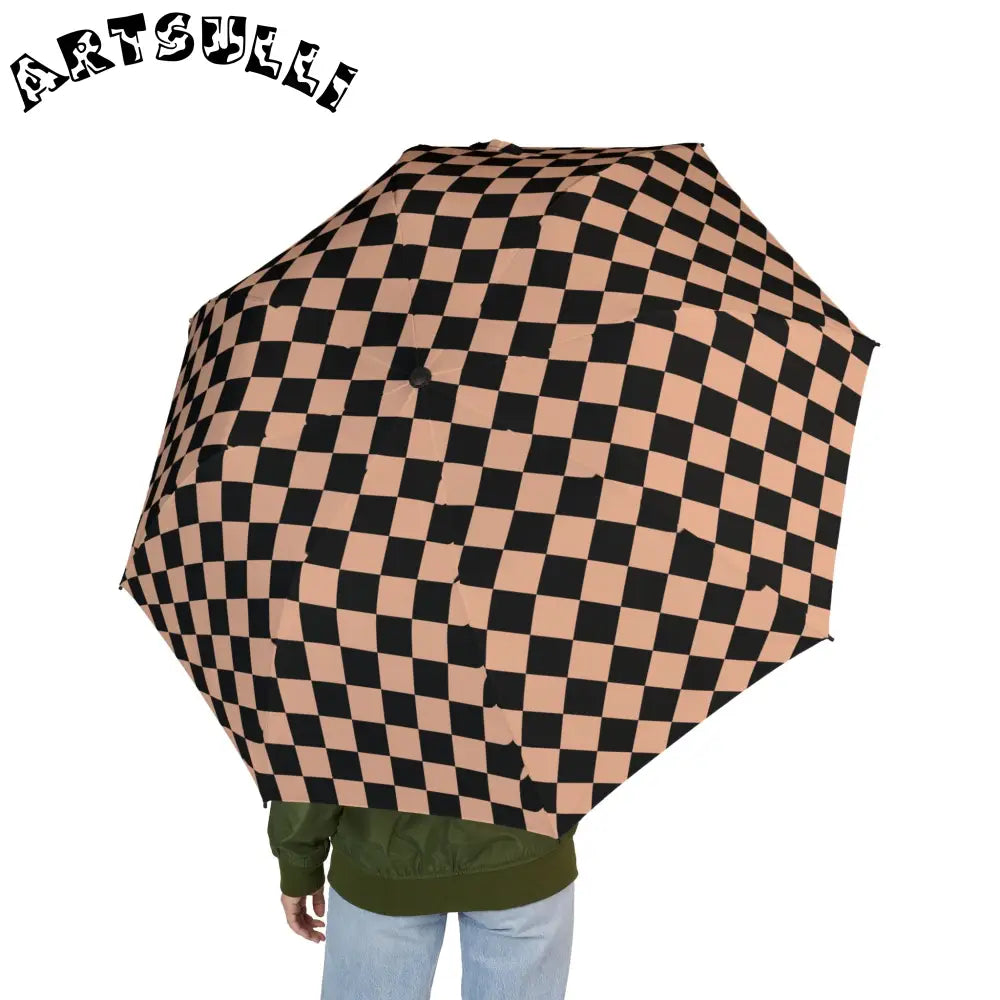 JAKKOUTTHEBXX Checkerboard II Soft Orange and Black Semi-Automatic