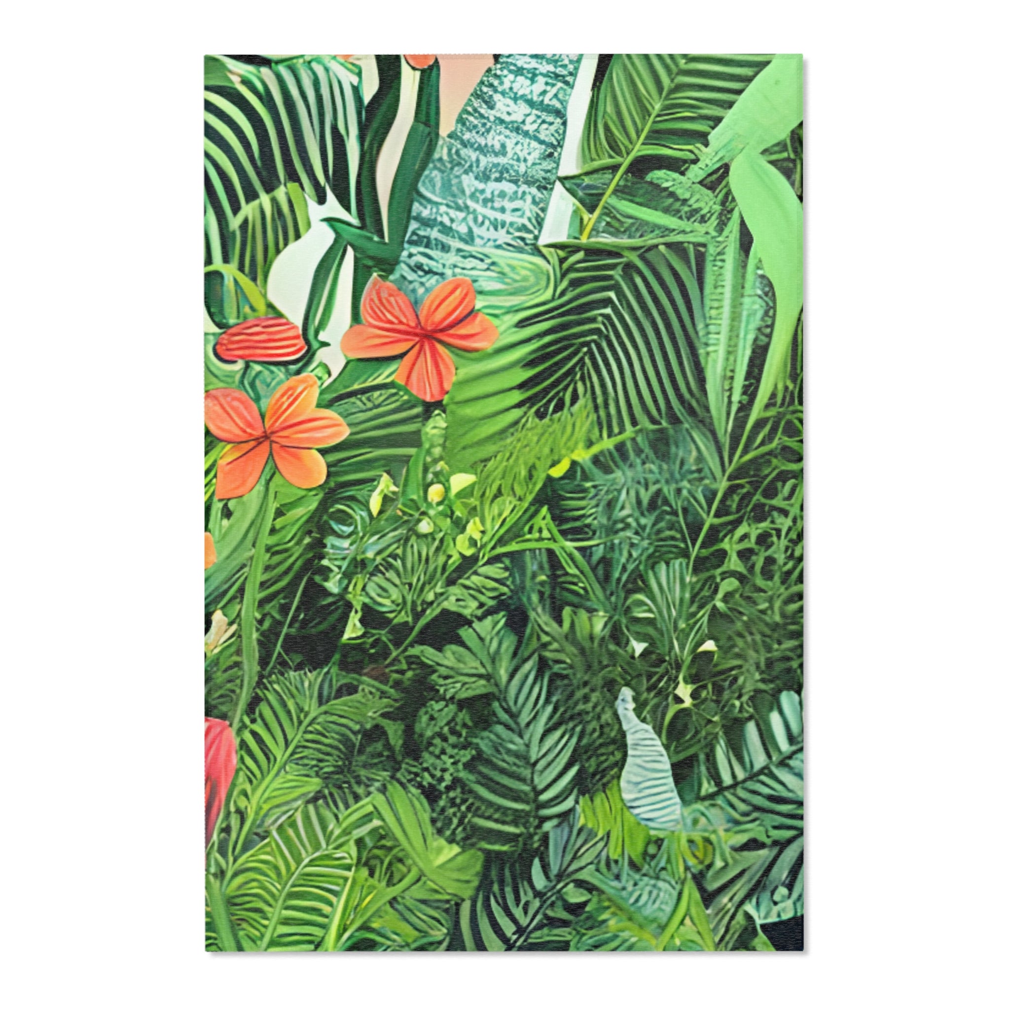 Jungle Zebra Art Area Rugs, Artsulli - Art is Long, Life is Short, Home Decor, Size, 48" × 72", , , , , 62085010712628