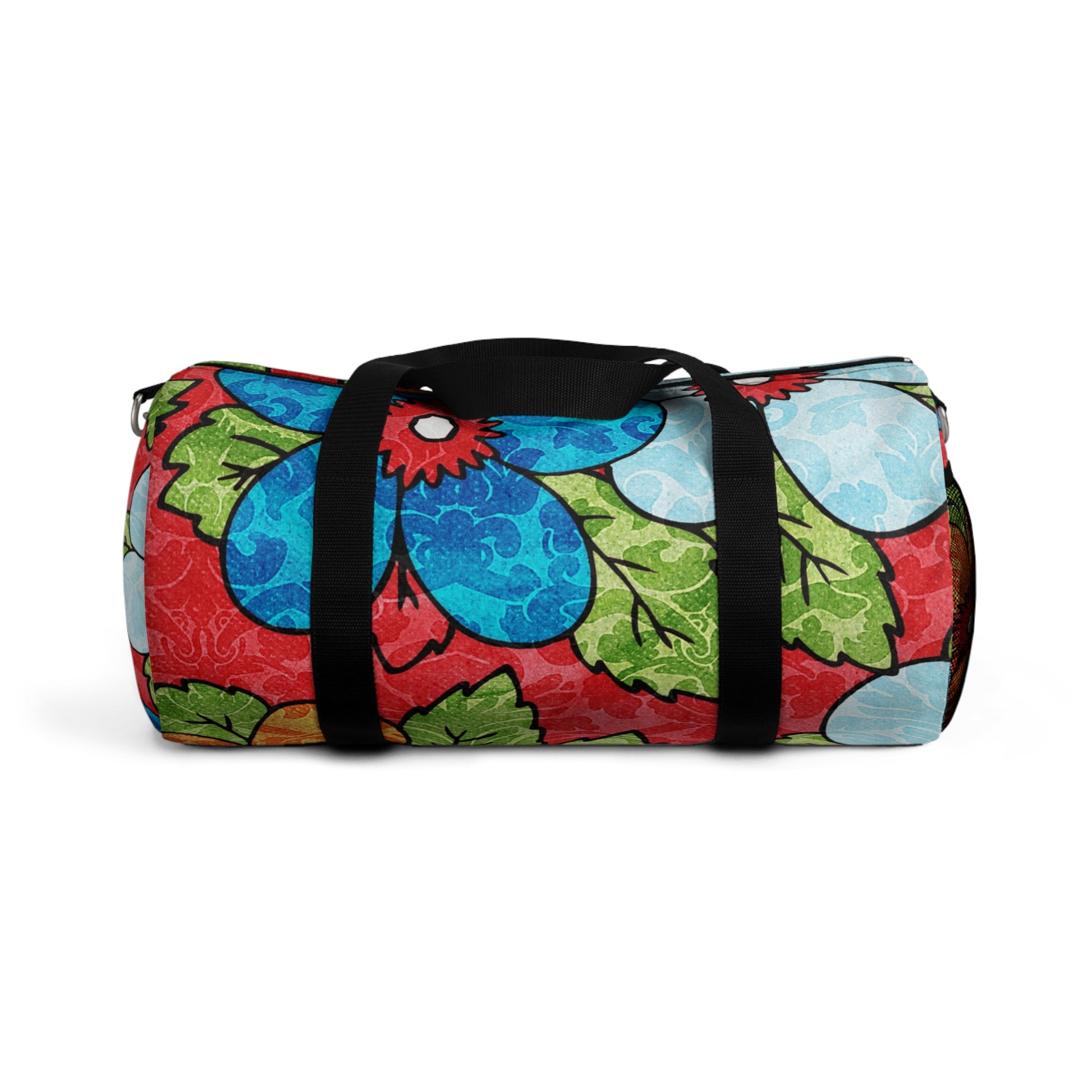 Groovy Red Floral Kl Duffel Bag, Artsulli - Art is Long, Life is Short, Bags, Size, Small, , , , , 24211404355394699357