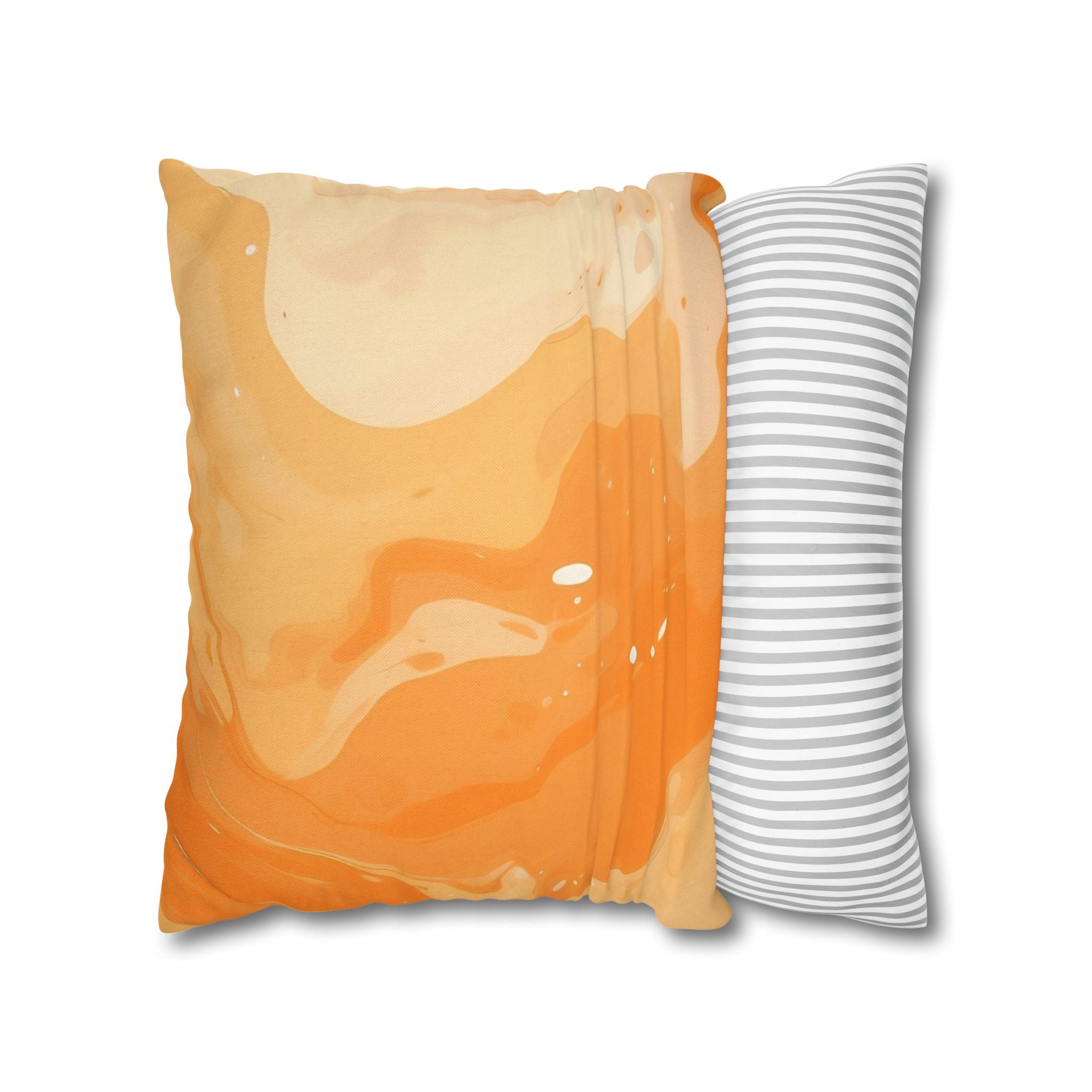 Spun Polyester Square Pillowcase