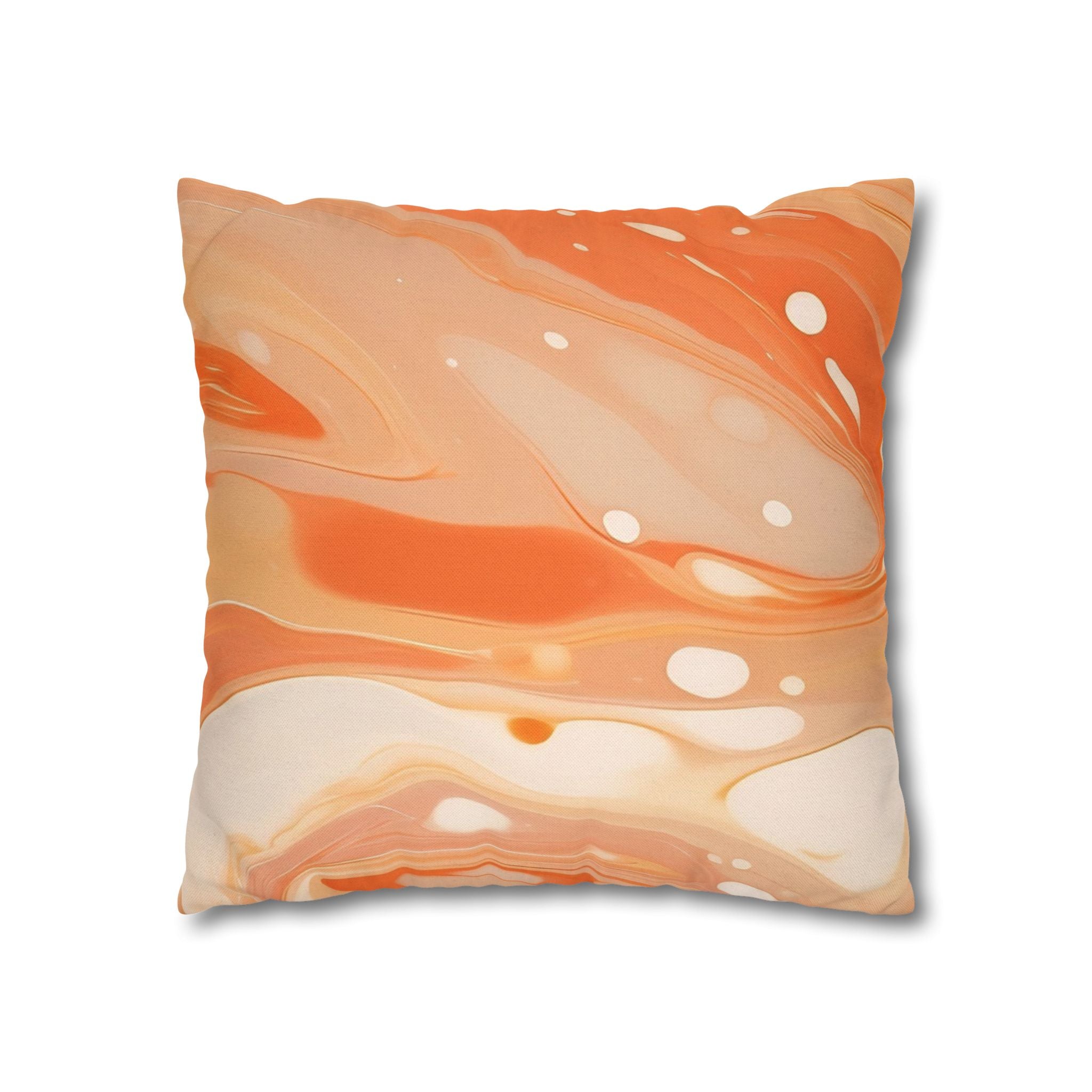 Spun Polyester Square Pillowcase