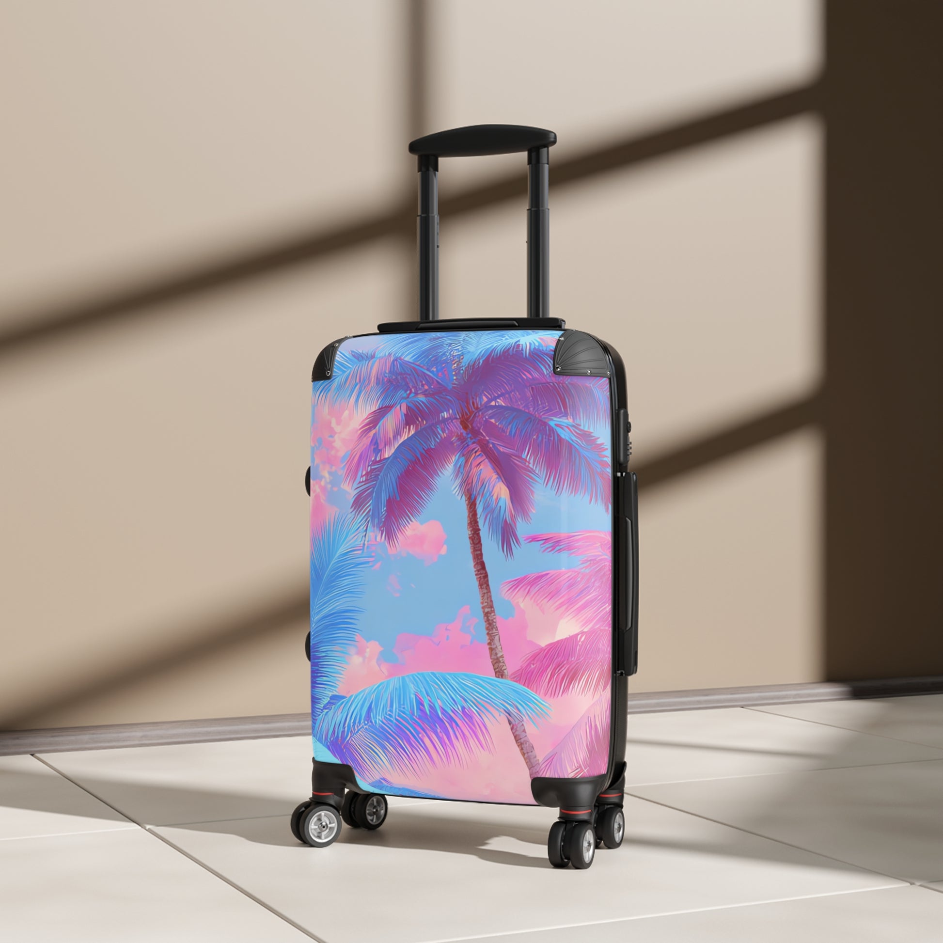 Ethereal Pastel Palms Suitcase, Artsulli - Art is Long, Life is Short, Bags, , , , , , , 