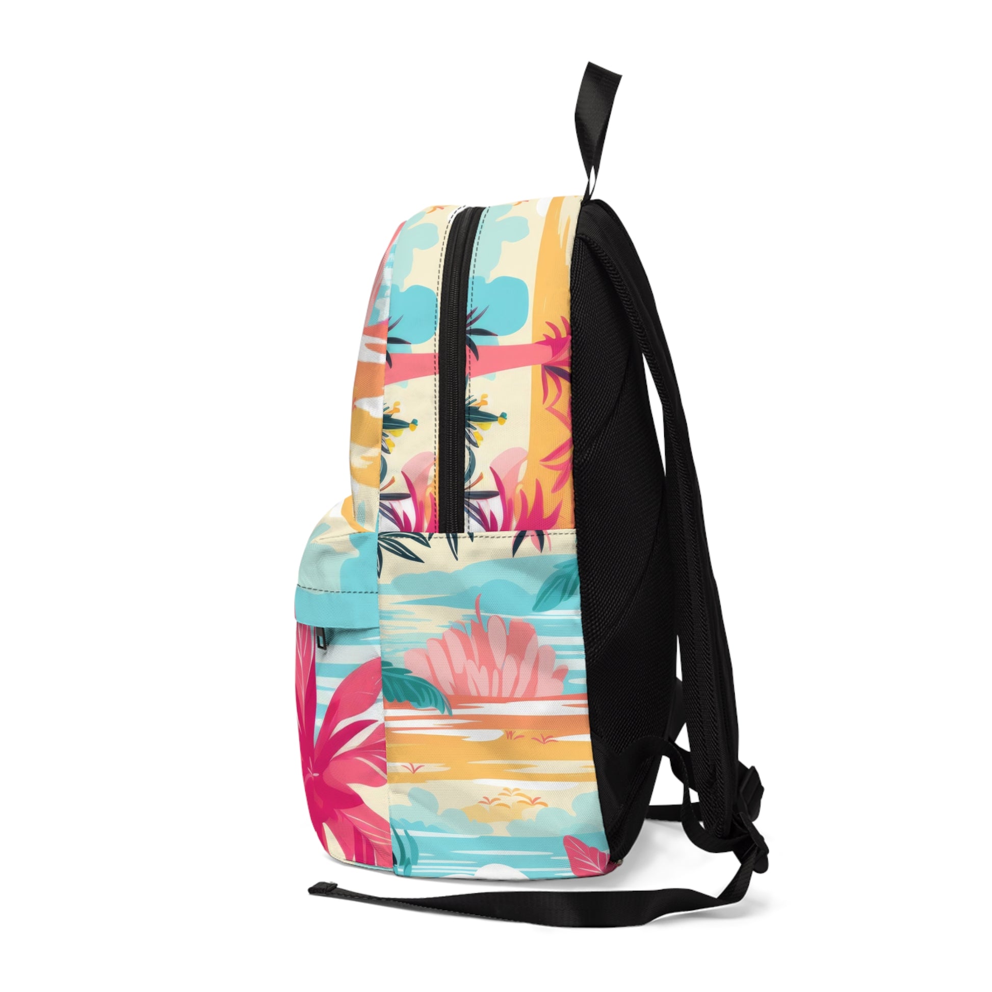 Afshar Island Dream Unisex Classic Backpack, Artsulli - Art is Long, Life is Short, Bags, , , , , , , 