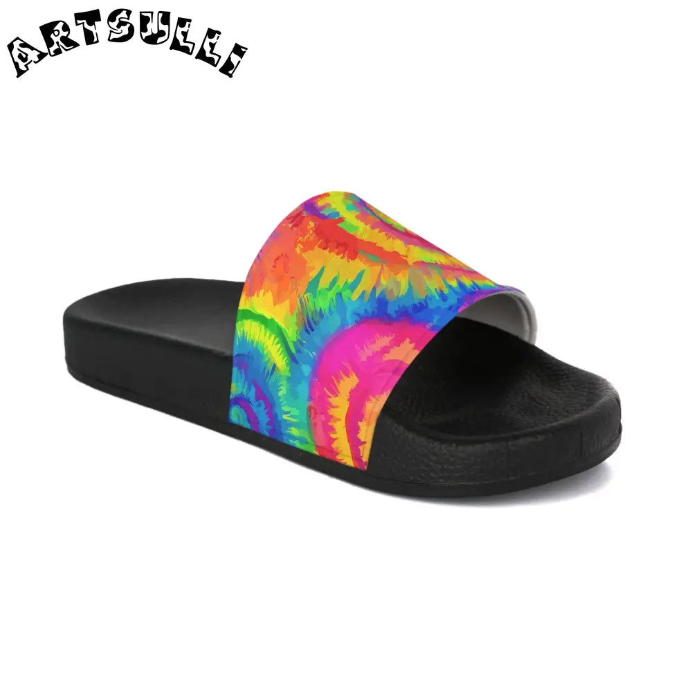JAKKOUTTHEBXX Arcane Tie Dye Men’s Slide Sandals JAKKOUTTHEBXX