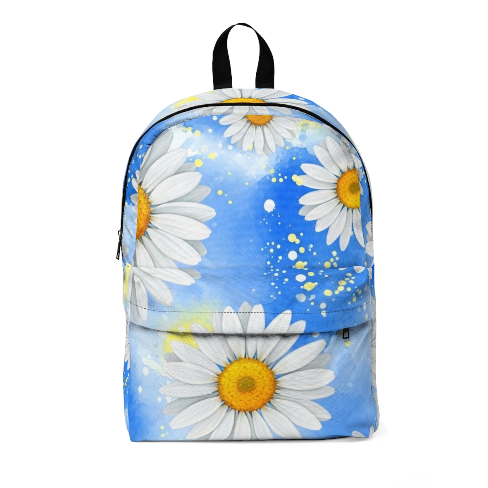 Daisies Unisex Classic Backpack, Artsulli - Art is Long, Life is Short, Bags, Size, One size, , , , , 22154483838545508149