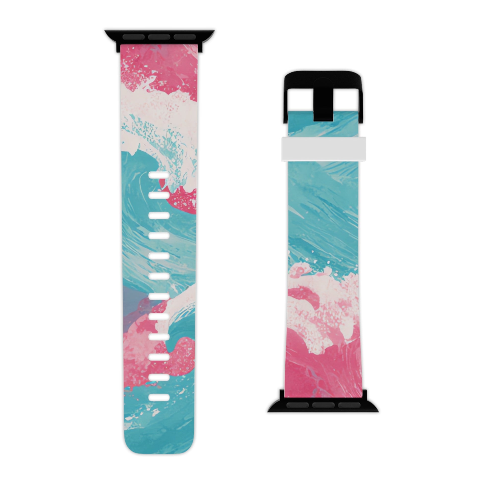 The Great Pastelwave Pink and Blue Watch Band for Apple Watch, Artsulli - Art is Long, Life is Short, Accessories, , , , , , , 