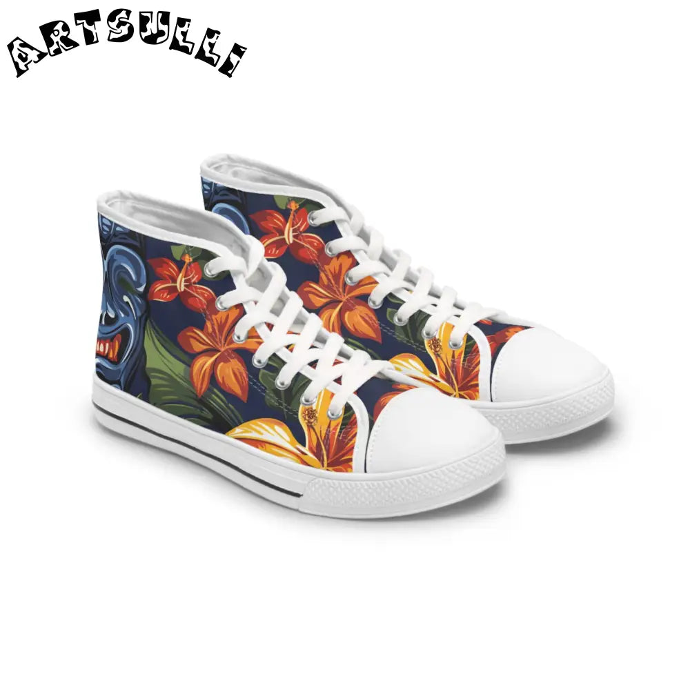 JAKKOUTTHEBXX Tropical Tiki Floral High Top Sneakers 2025