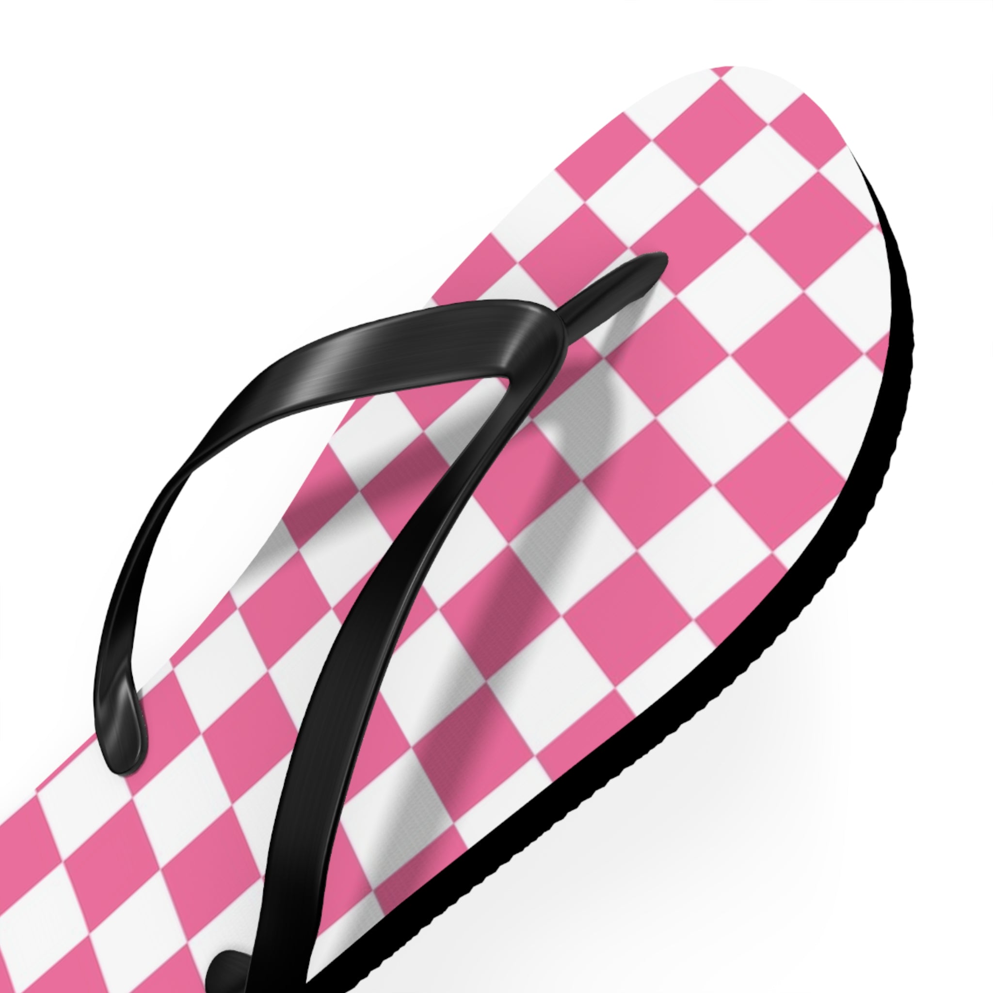 Yuyushiki Pink Check Flip Flops, Artsulli - Art is Long, Life is Short, Shoes, , , , , , , 