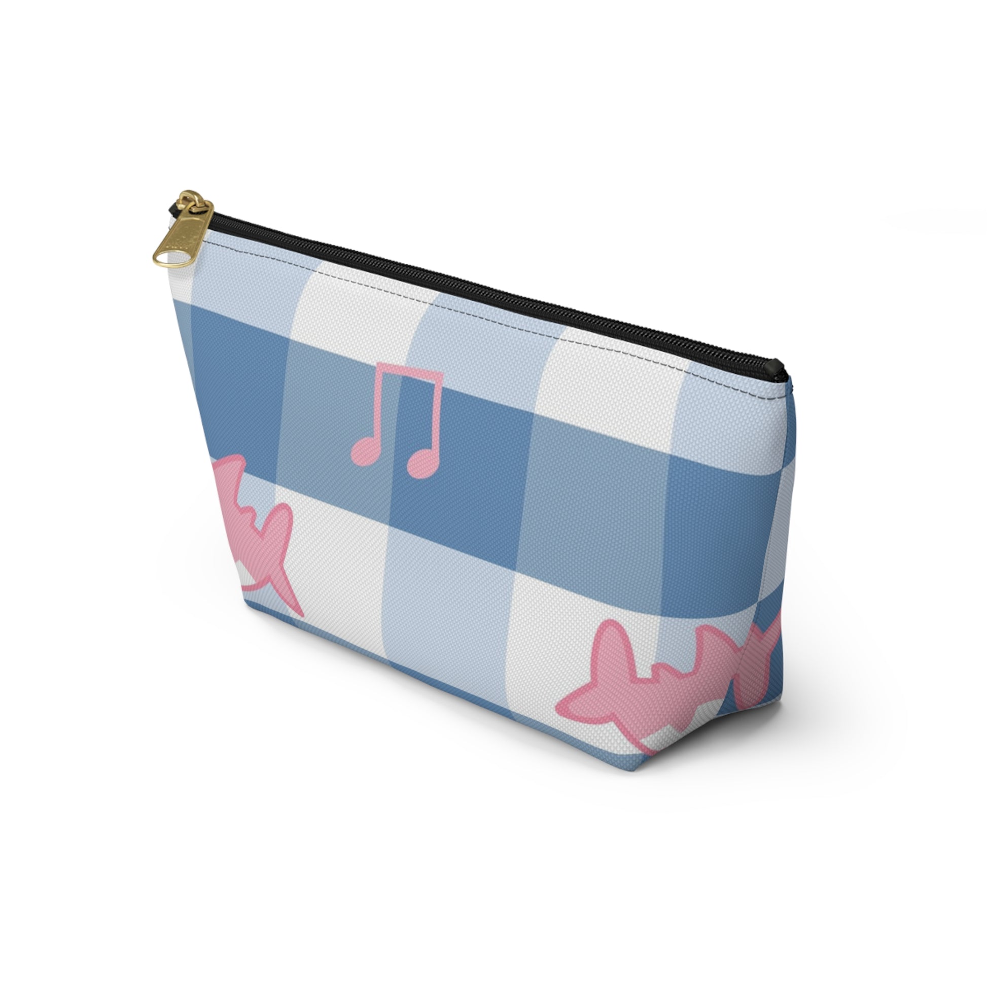 Music Shark Accessory Pouch w T-bottom, Artsulli - Art is Long, Life is Short, Bags, , , , , , , 