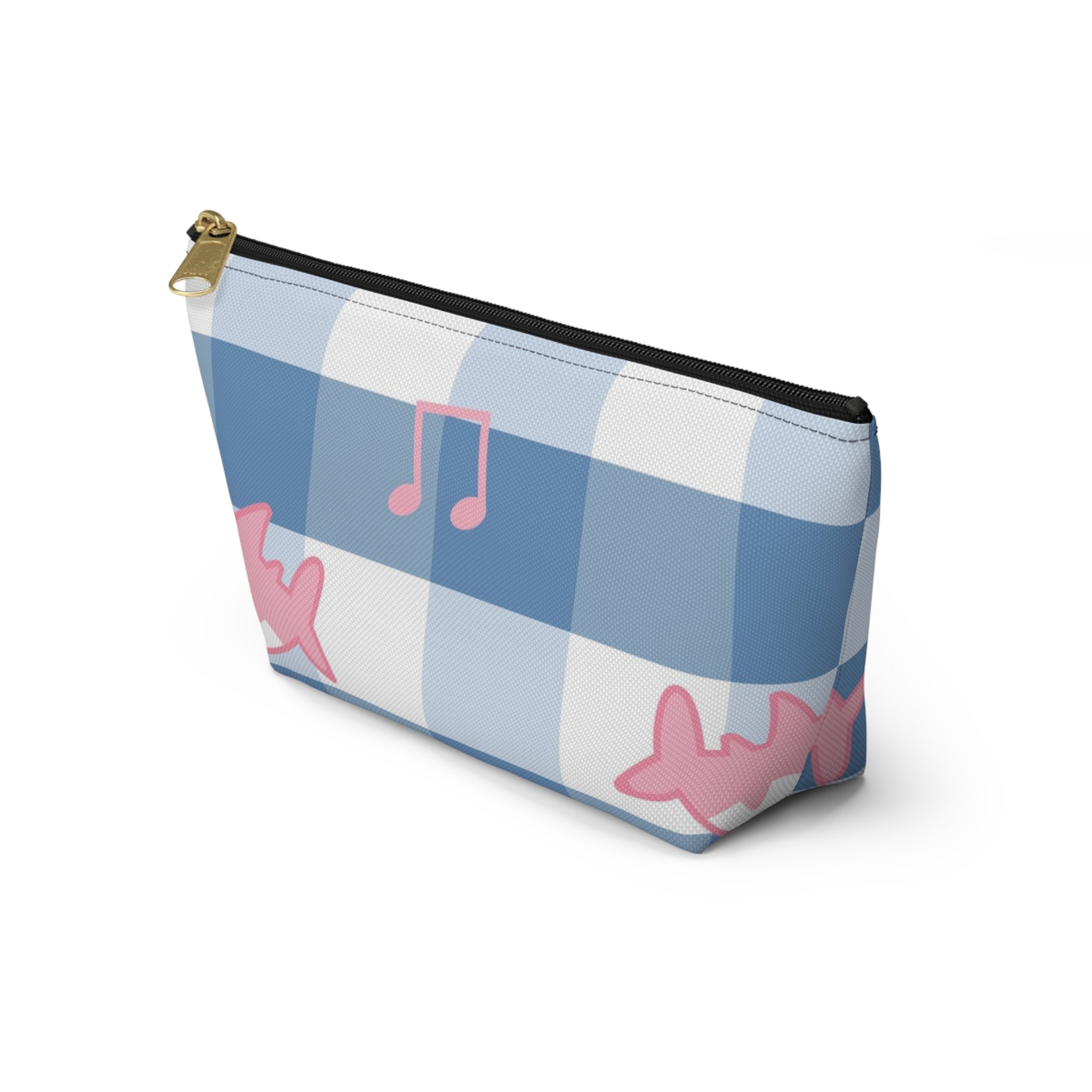 Music Shark Accessory Pouch w T-bottom, Artsulli - Art is Long, Life is Short, Bags, , , , , , , 