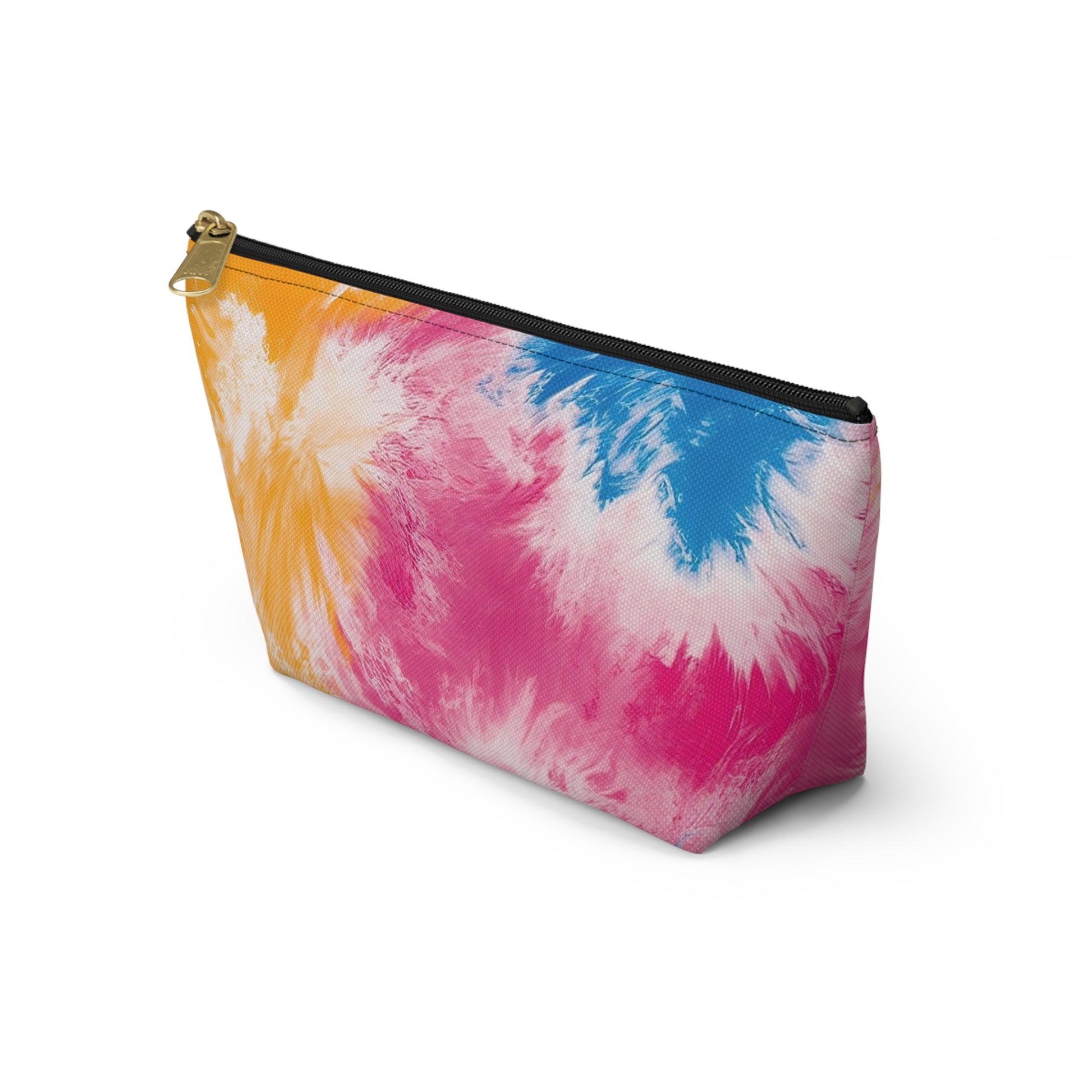 Tie Dye Splash II Accessory Pouch w T-bottom, Artsulli - Art is Long, Life is Short, Bags, , , , , , , 