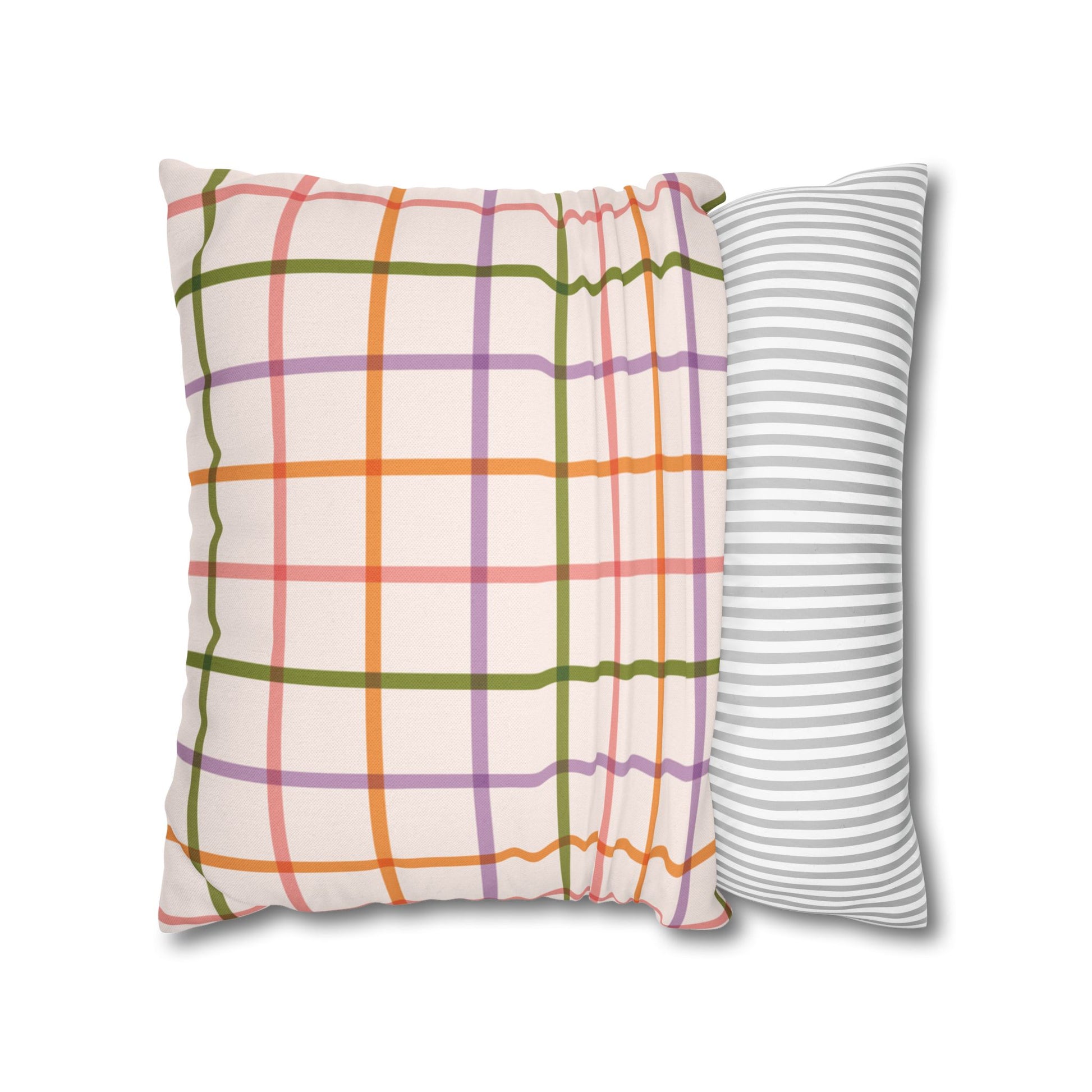 Spun Polyester Square Pillowcase, Artsulli - Art is Long, Life is Short, Home Decor, , , , , , , 