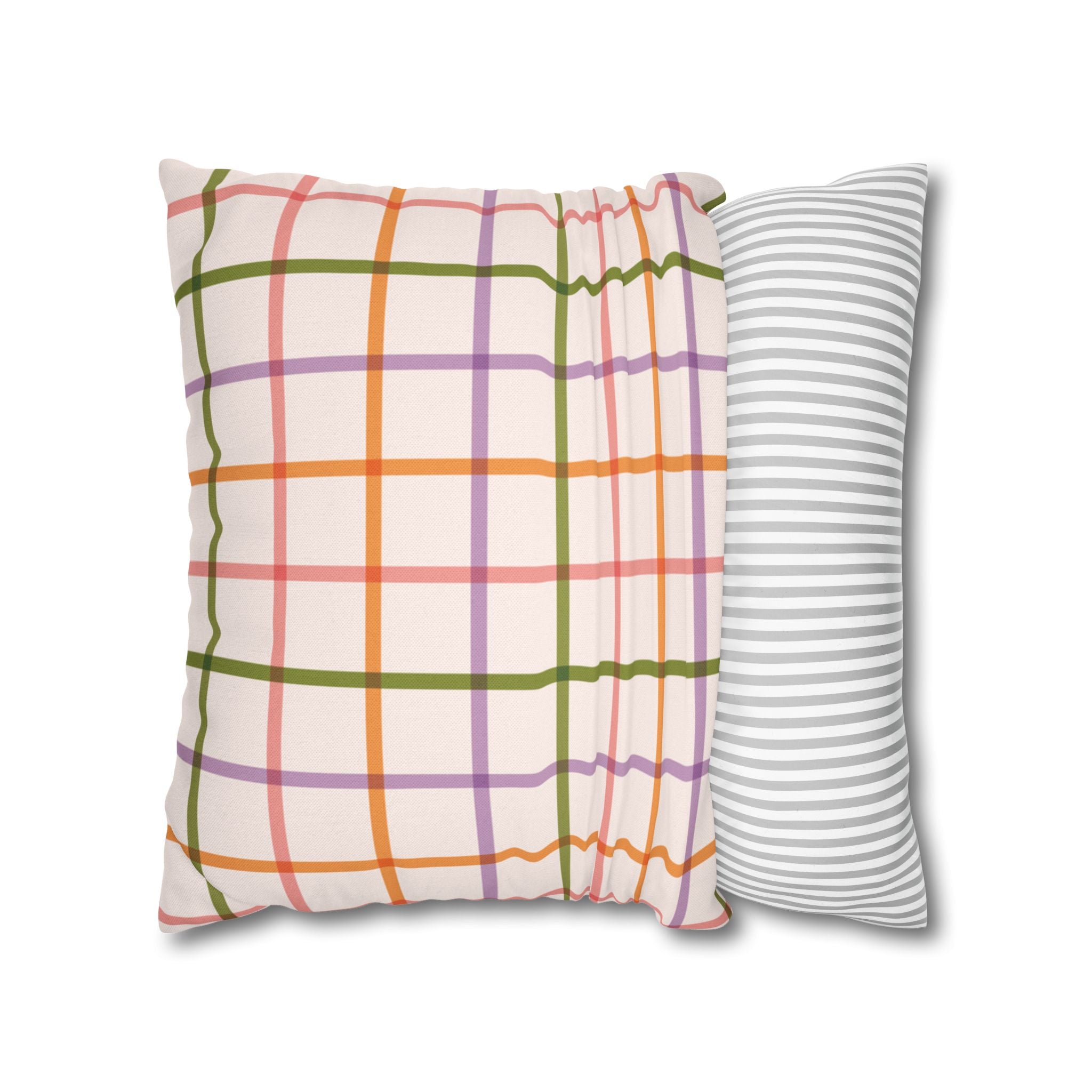 Spun Polyester Square Pillowcase, Artsulli - Art is Long, Life is Short, Home Decor, , , , , , , 