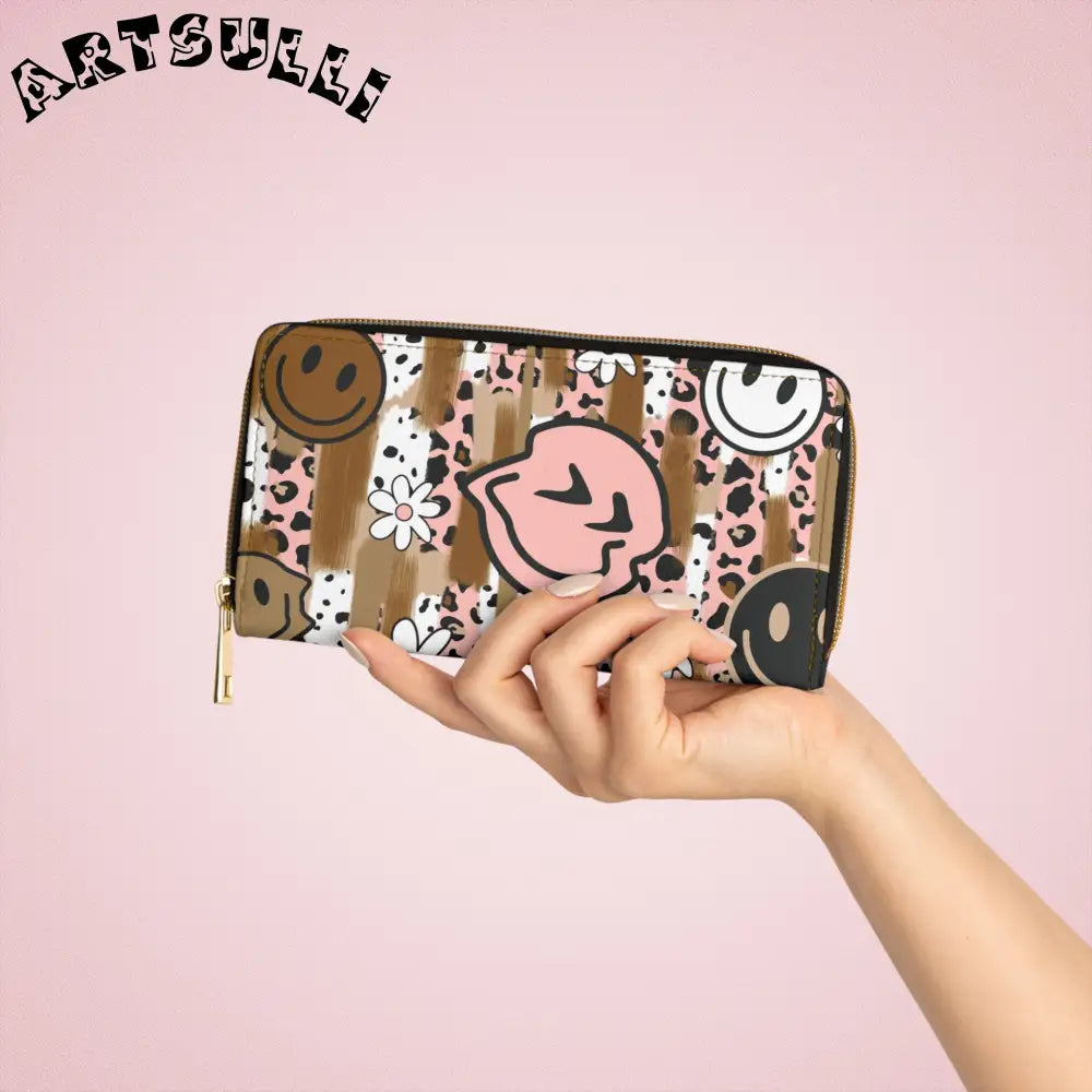 JAKKOUTTHEBXX Sutfin Ghosts Pop Art Zipper Wallet JAKKOUTTHEBXX