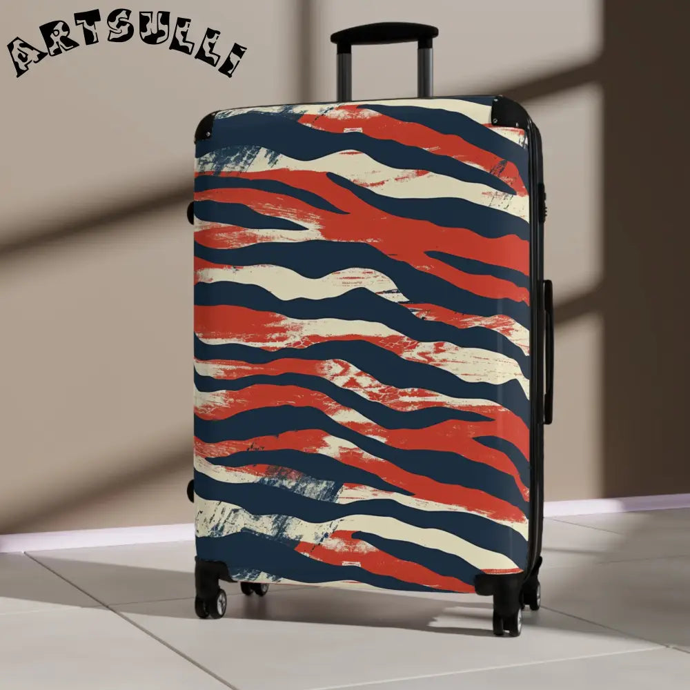 JAKKOUTTHEBXX Capricious Tiger Wave Suitcase JAKKOUTTHEBXX Artsulli