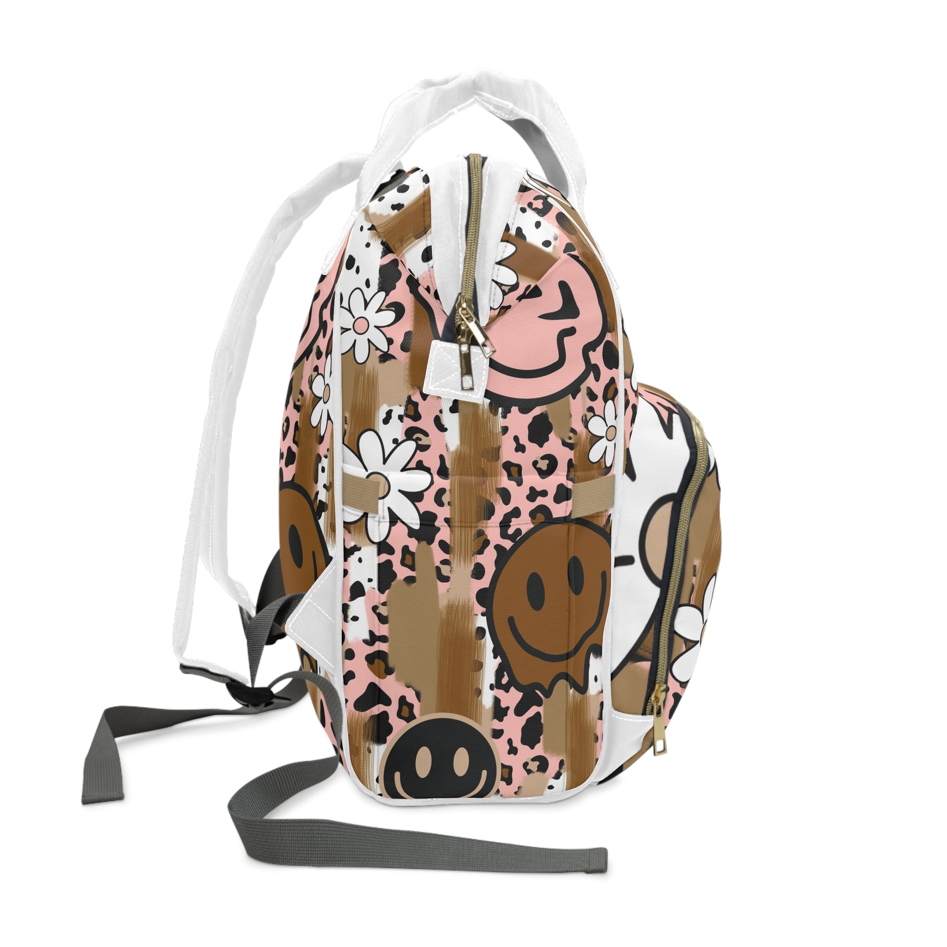 Sutfin Ghosts Pop Art Multifunctional Diaper Backpack, Artsulli - Art is Long, Life is Short, Bags, , , , , , , 