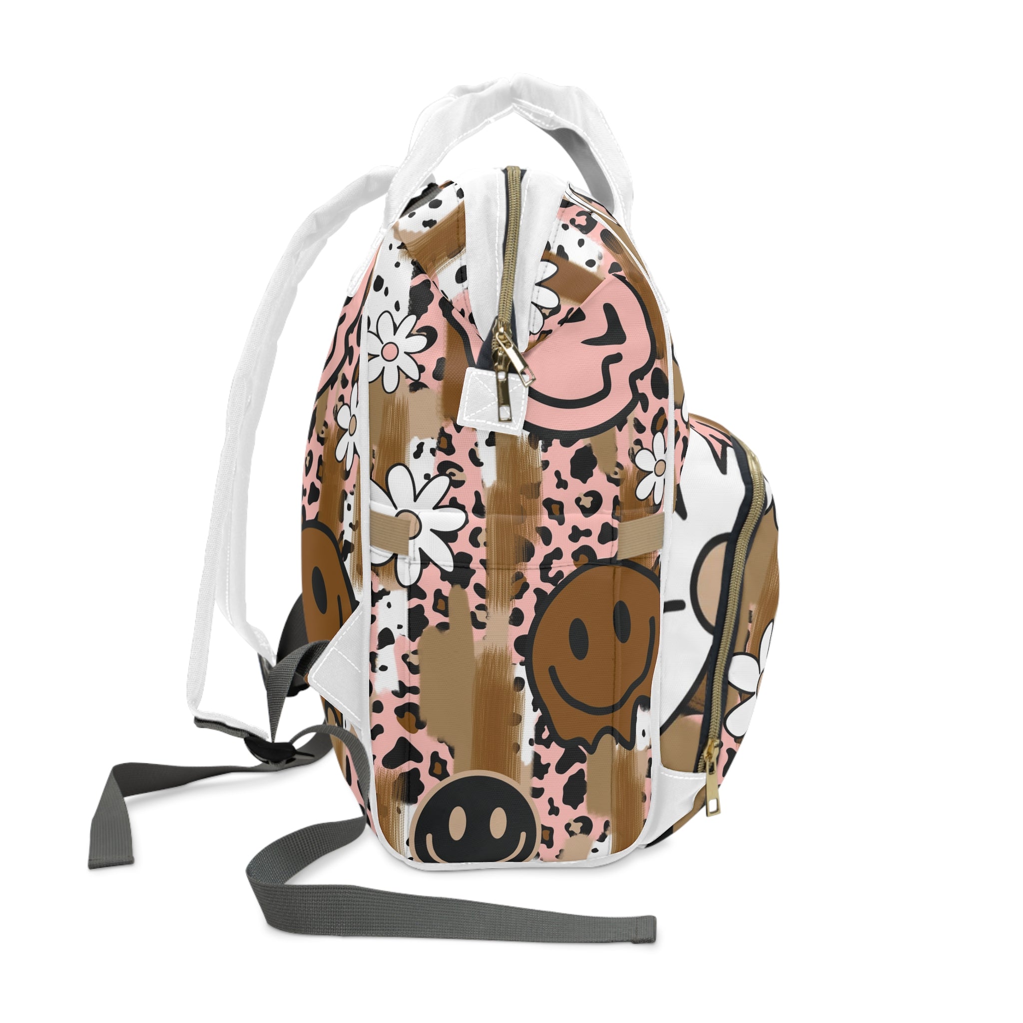 Sutfin Ghosts Pop Art Multifunctional Diaper Backpack, Artsulli - Art is Long, Life is Short, Bags, , , , , , , 