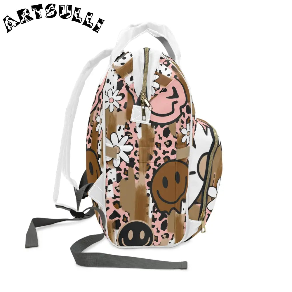JAKKOUTTHEBXX Sutfin Ghosts Pop Art Multifunctional Diaper Backpack