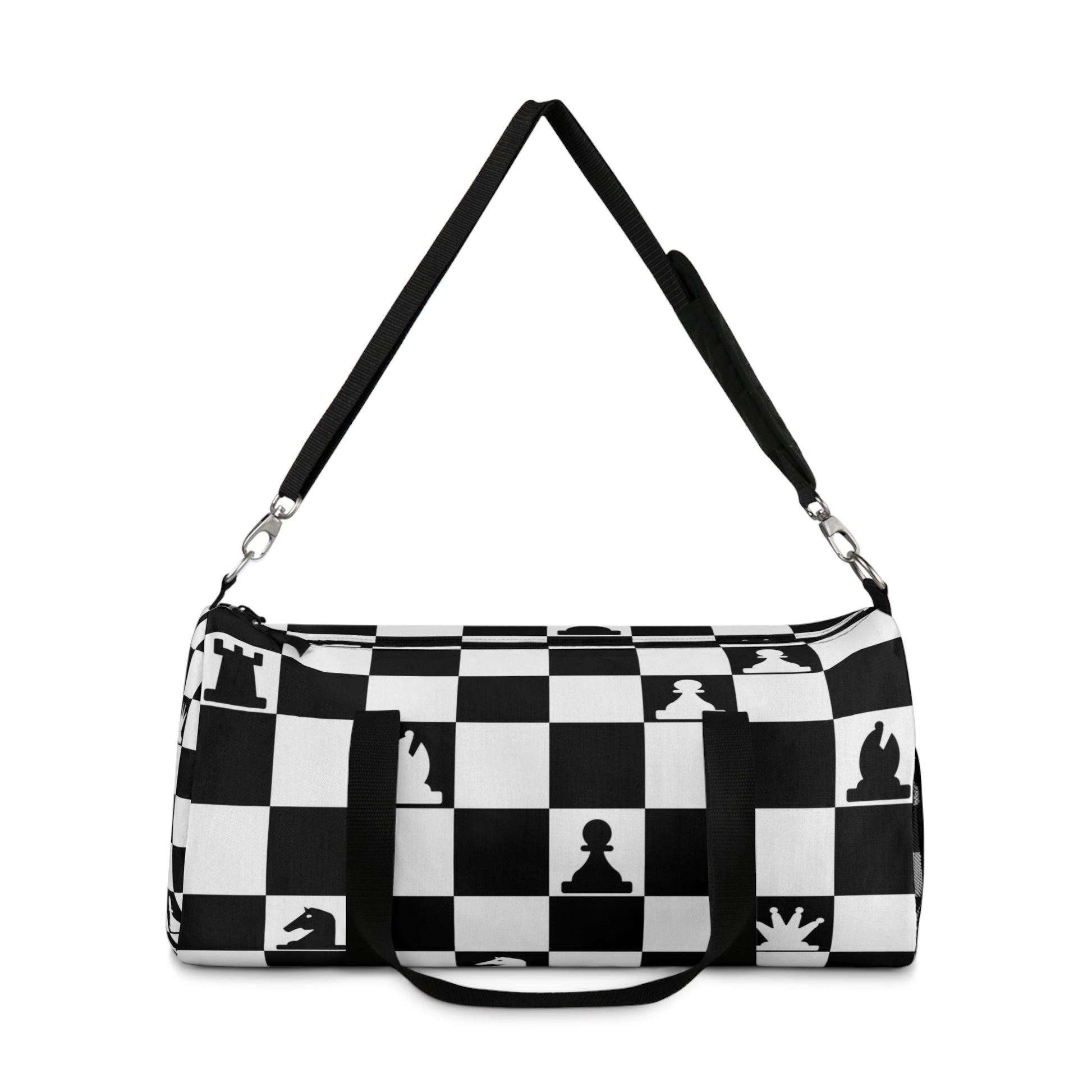 Battlements Chess Duffel Bag, Artsulli - Art is Long, Life is Short, Bags, , , , , , , 