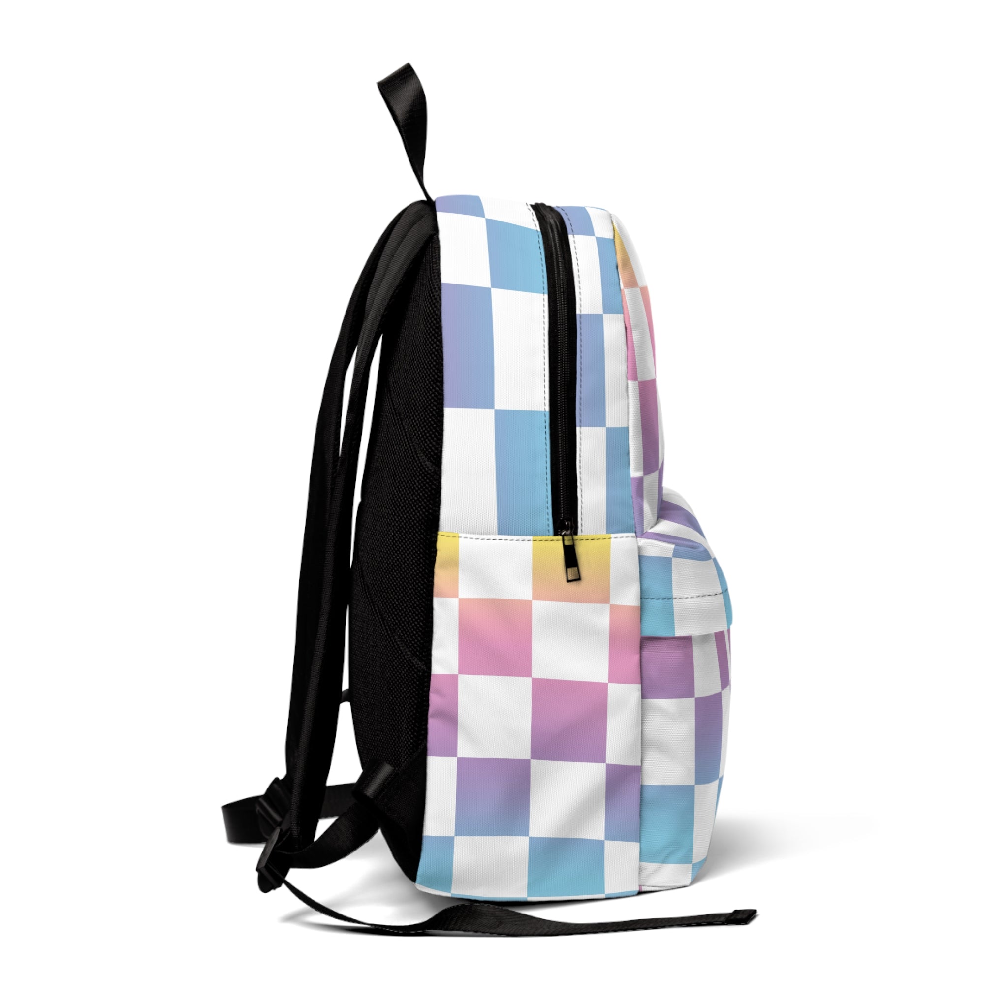 Vaporwave Check II Unisex Classic Backpack, Artsulli - Art is Long, Life is Short, Bags, , , , , , , 