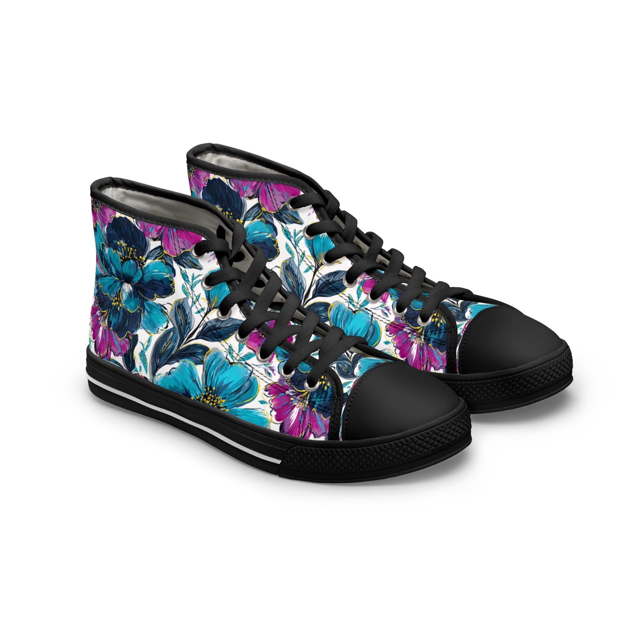 Women's High Top Sneakers, Artsulli - Art is Long, Life is Short, Shoes, Size, US 5.5, Color, Black sole, , , 19186071132948470321