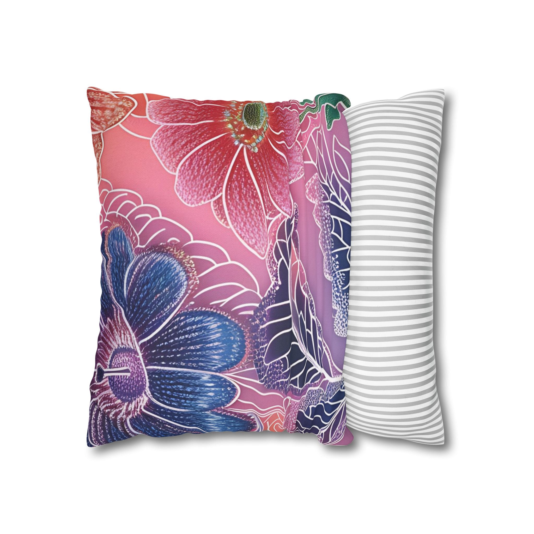 Spun Polyester Square Pillowcase
