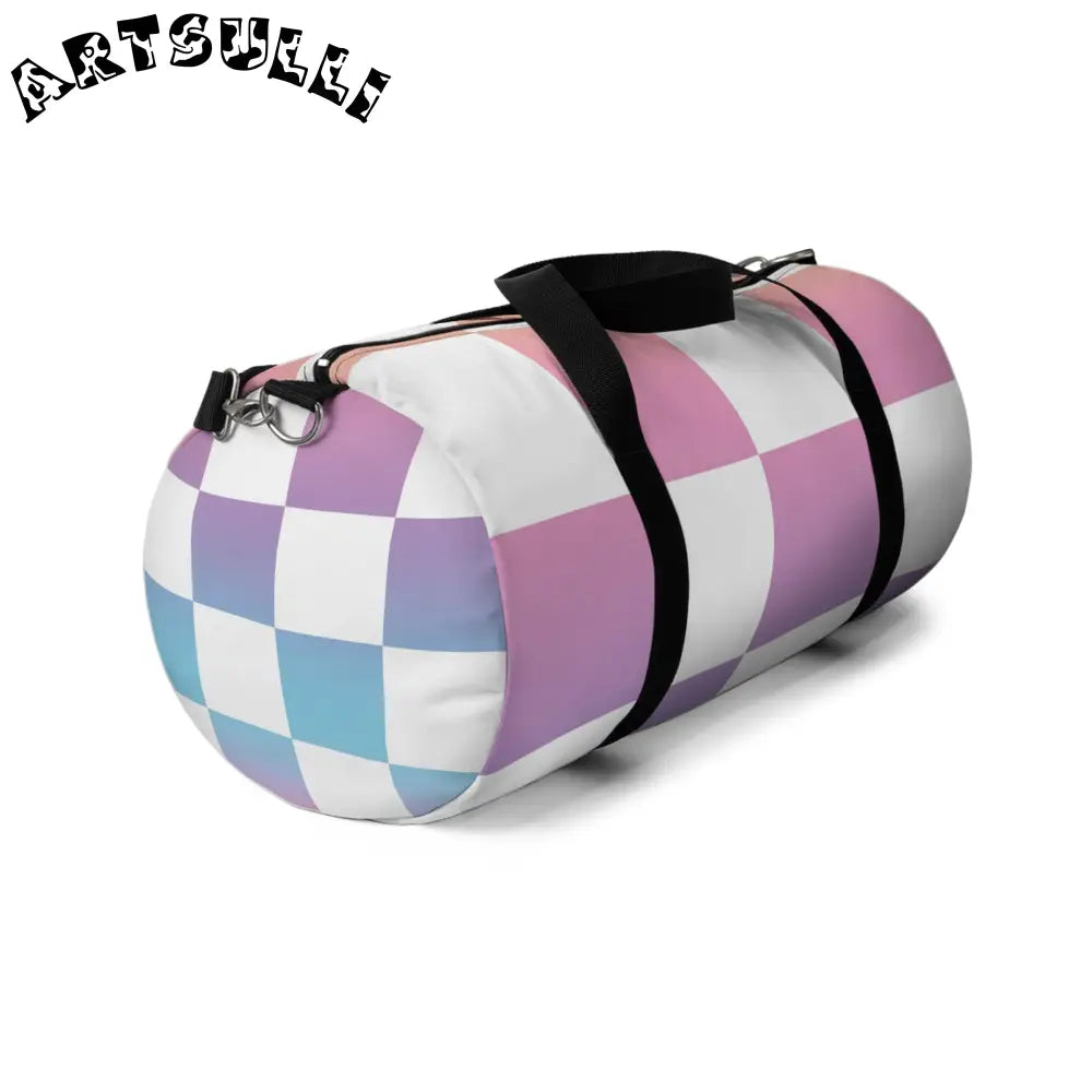 JAKKOUTTHEBXX Vaporwave Check Duffel Bag JAKKOUTTHEBXX Artsulli