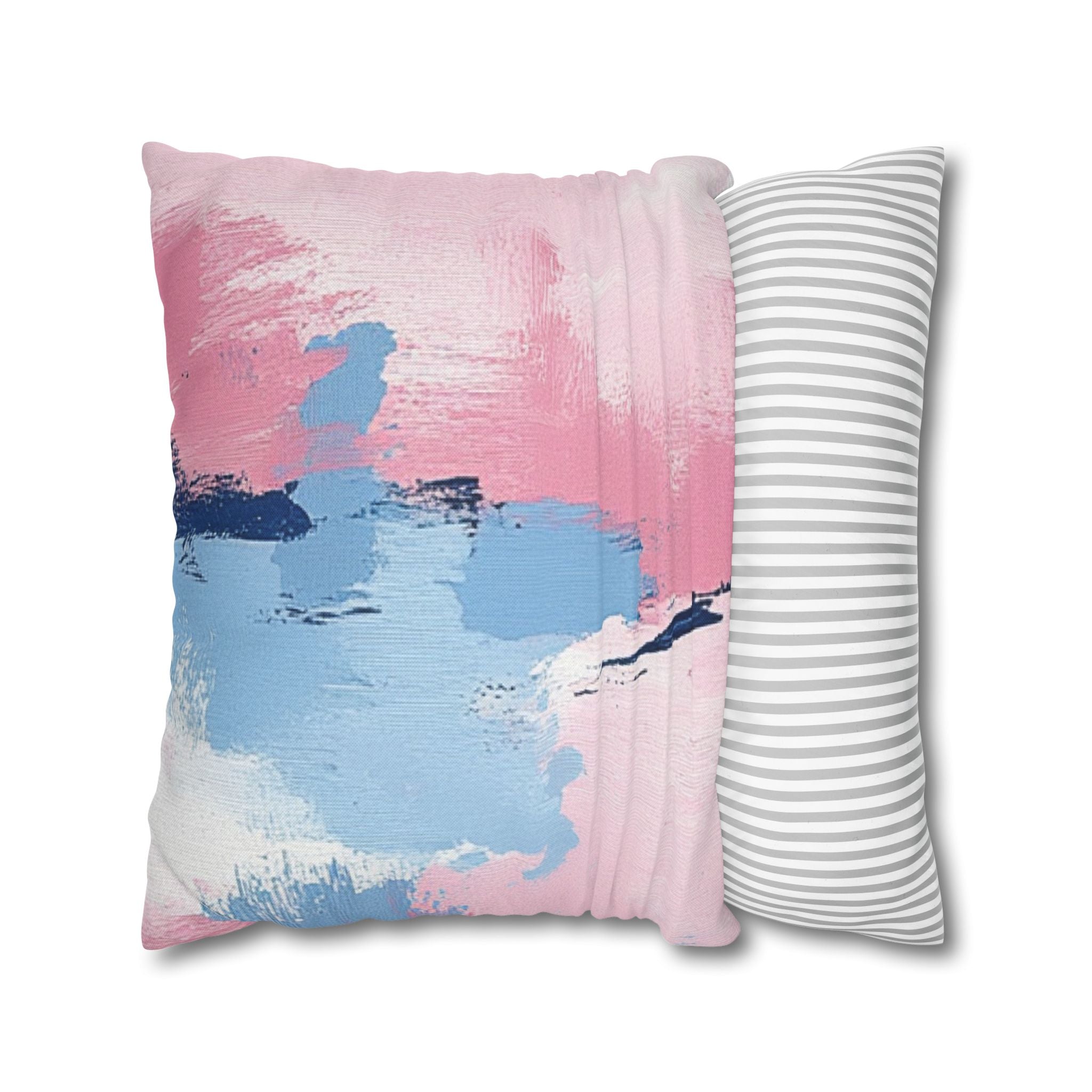 Spun Polyester Square Pillowcase, Artsulli - Art is Long, Life is Short, Home Decor, , , , , , , 