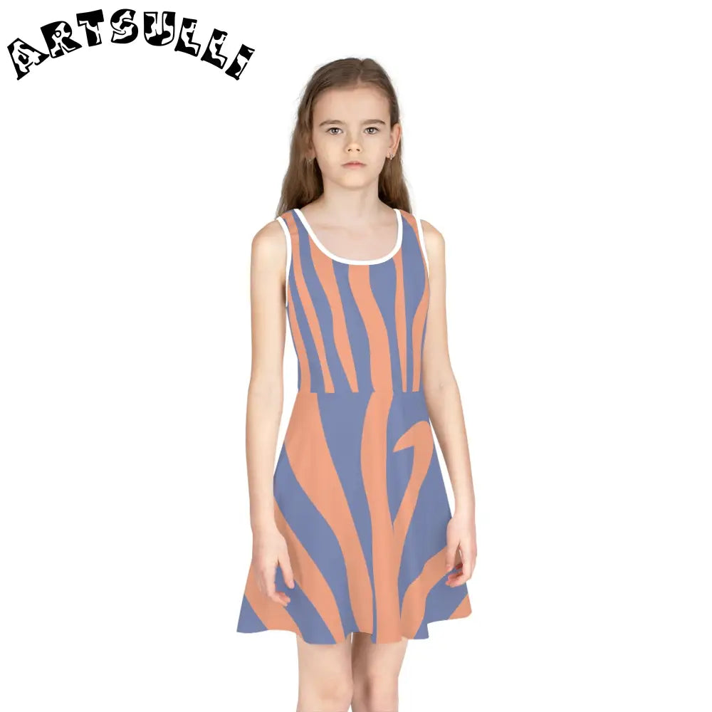 JAKKOUTTHEBXX Easy Going Wavy Stripe Sleeveless Sundress 2025