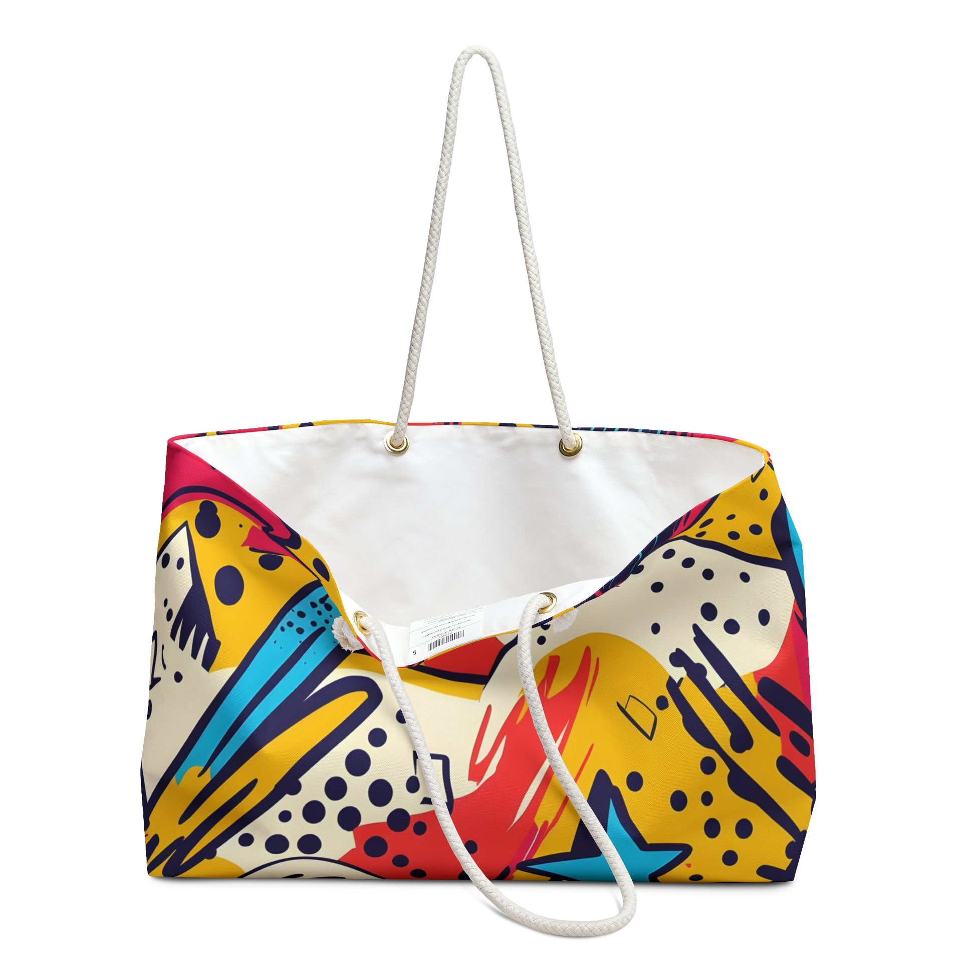 Comic x Pop Art Weekender Bag, Artsulli - Art is Long, Life is Short, Bags, , , , , , , 
