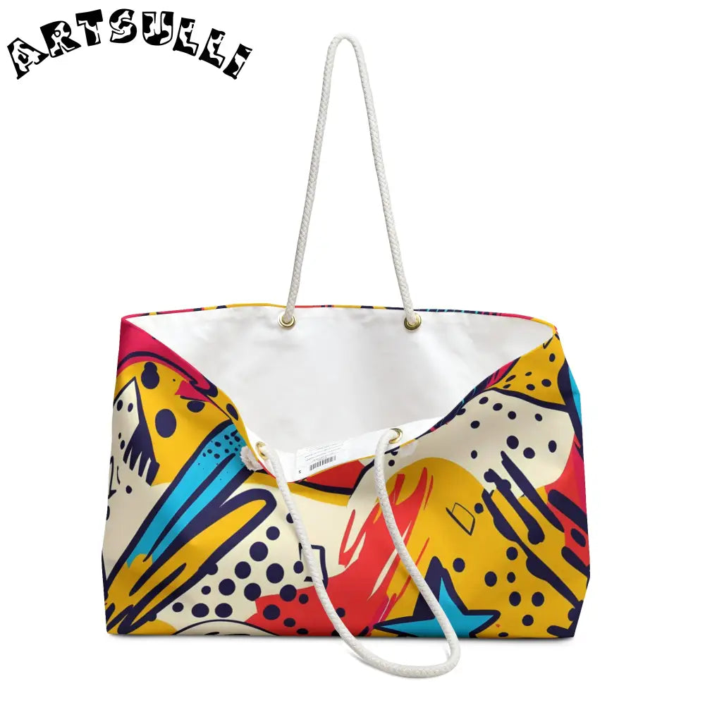 JAKKOUTTHEBXX Comic x Pop Art Weekender Bag JAKKOUTTHEBXX Artsulli