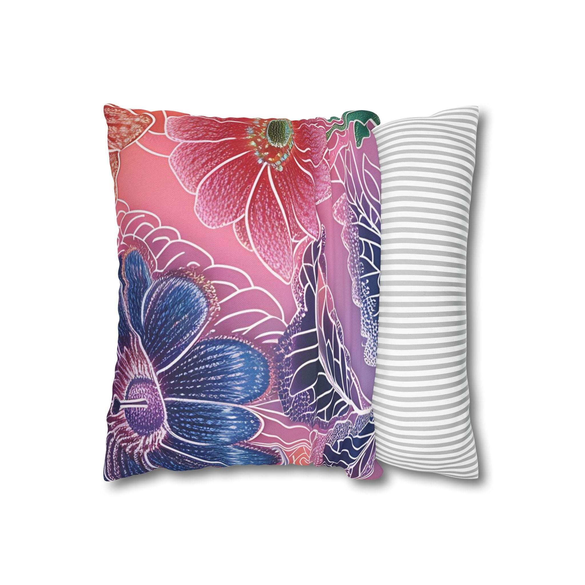 Spun Polyester Square Pillowcase