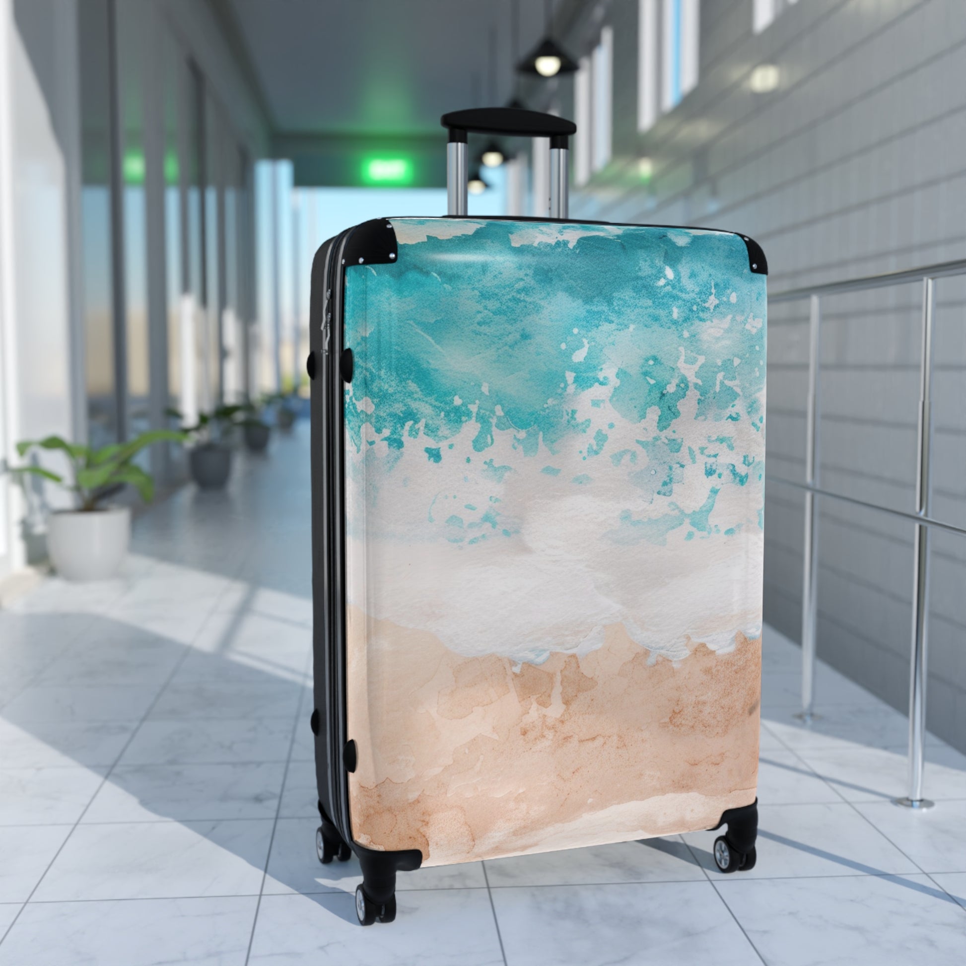 Seashore Suitcase, Artsulli - Art is Long, Life is Short, Bags, , , , , , , 