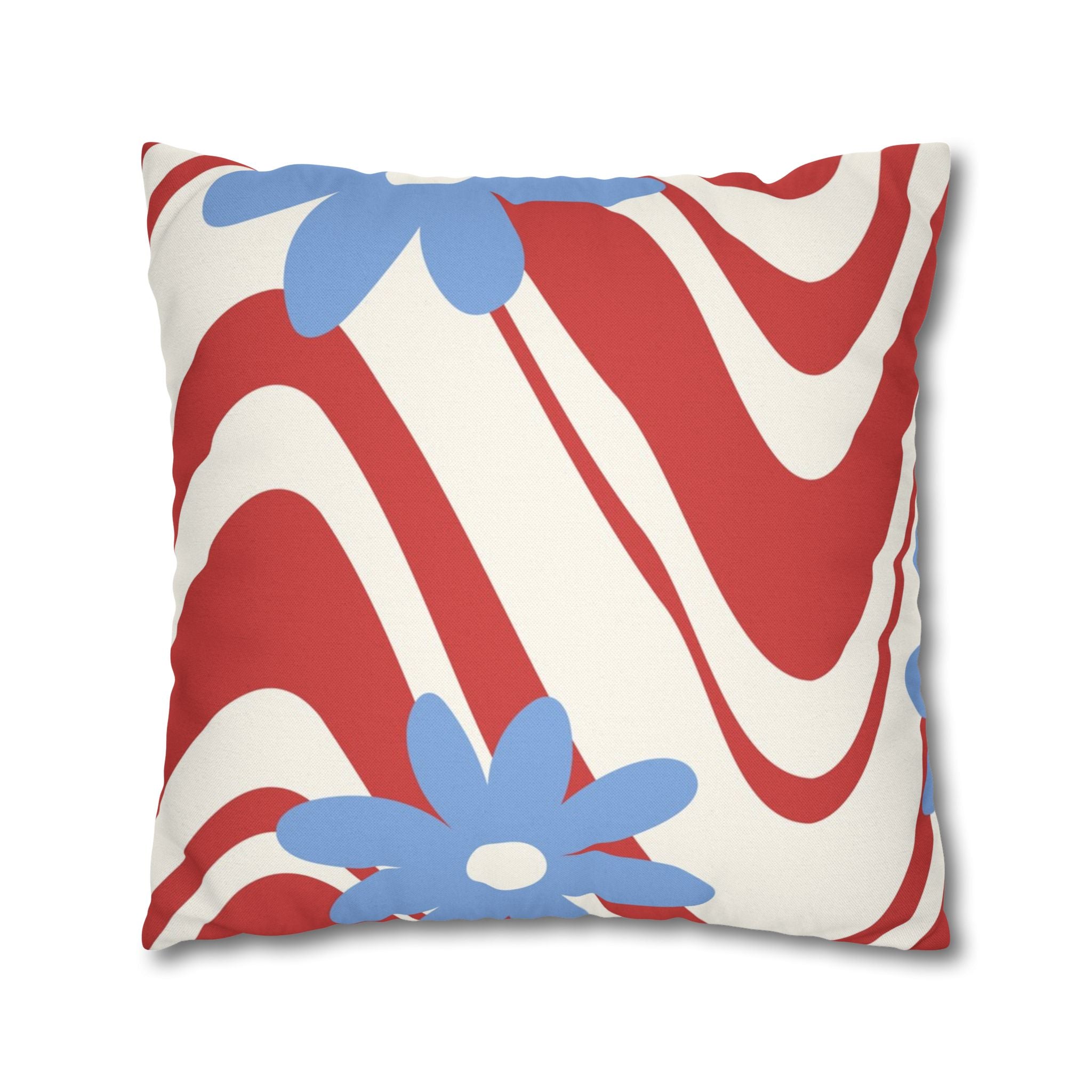 Spun Polyester Square Pillowcase