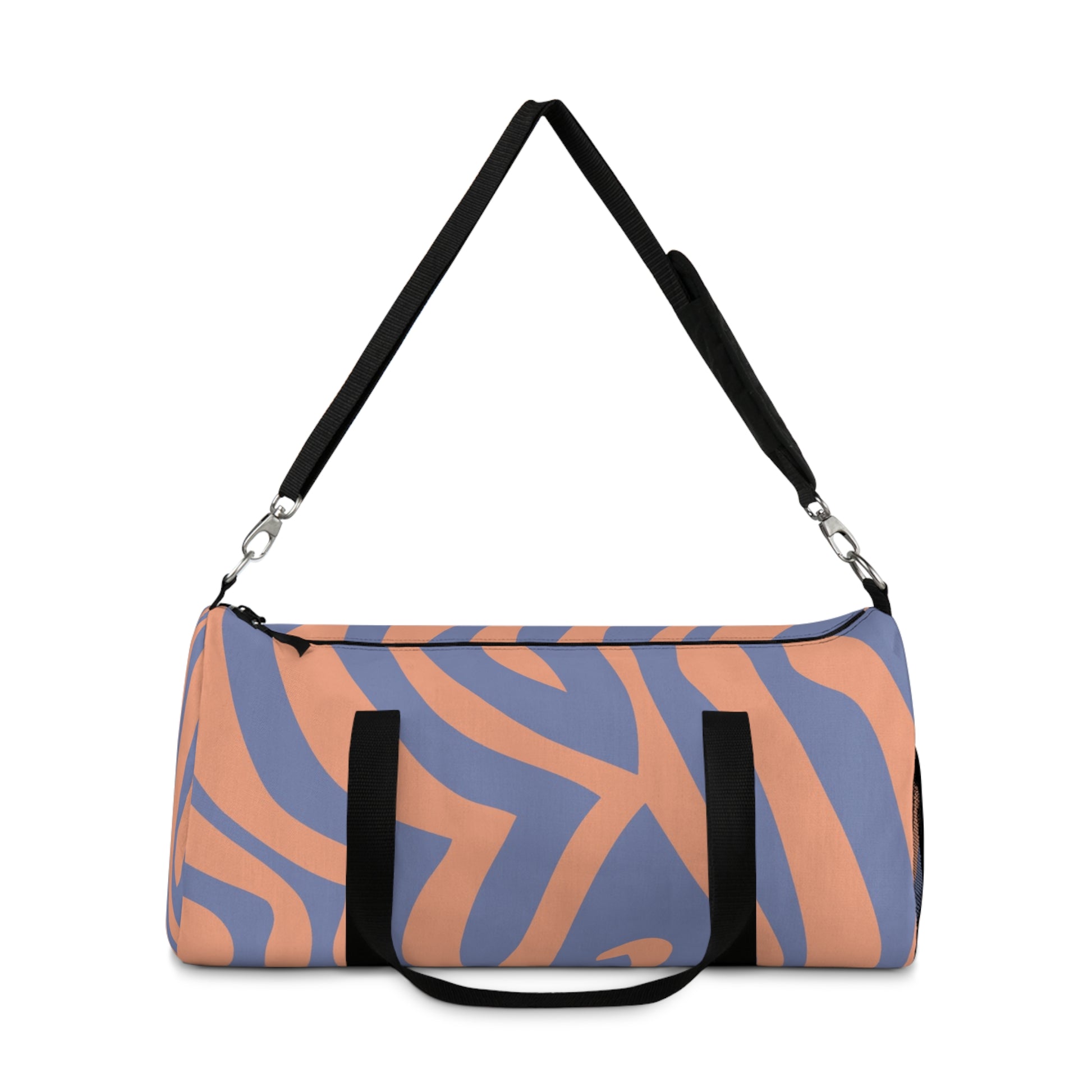 Melting Zebra Stripes Duffel Bag, Artsulli - Art is Long, Life is Short, Bags, , , , , , , 