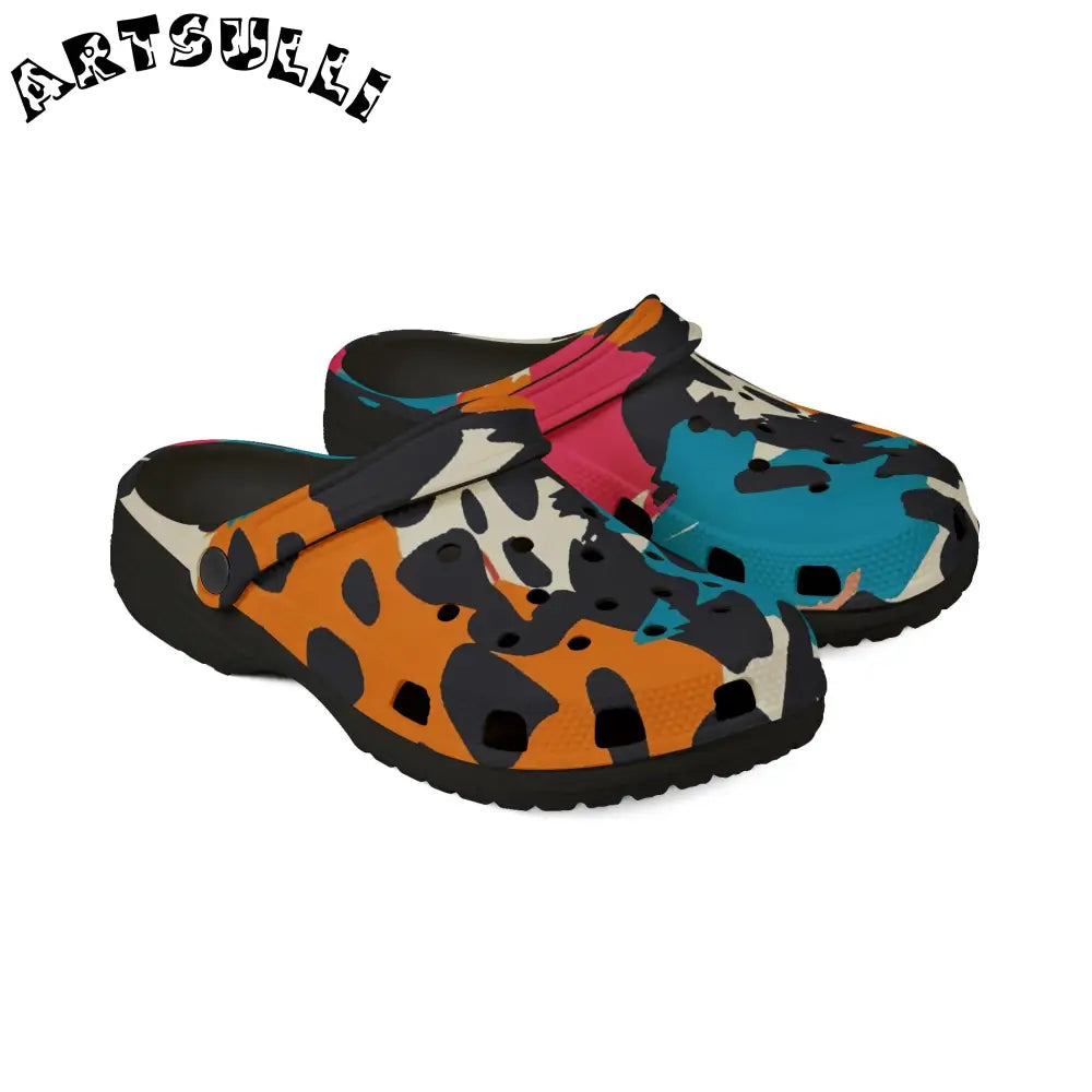 JAKKOUTTHEBXX Wild Brush Strokes x Animal Print Multi-Color EVA Foam