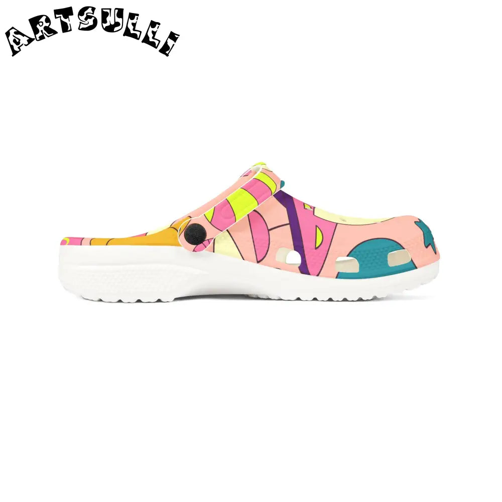 JAKKOUTTHEBXX Retropunk Alien Rave EVA Foam Rubber Shoes (AOP)