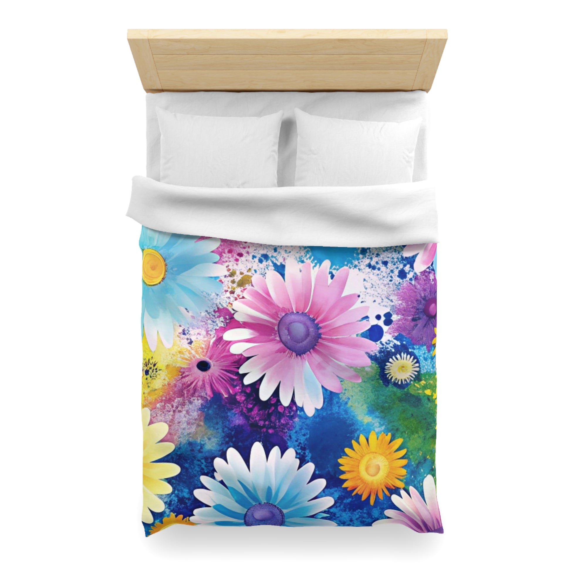 Magical Flower Explosion Multi-Color Microfiber Duvet Cover, Artsulli - Art is Long, Life is Short, Home Decor, , , , , , , 