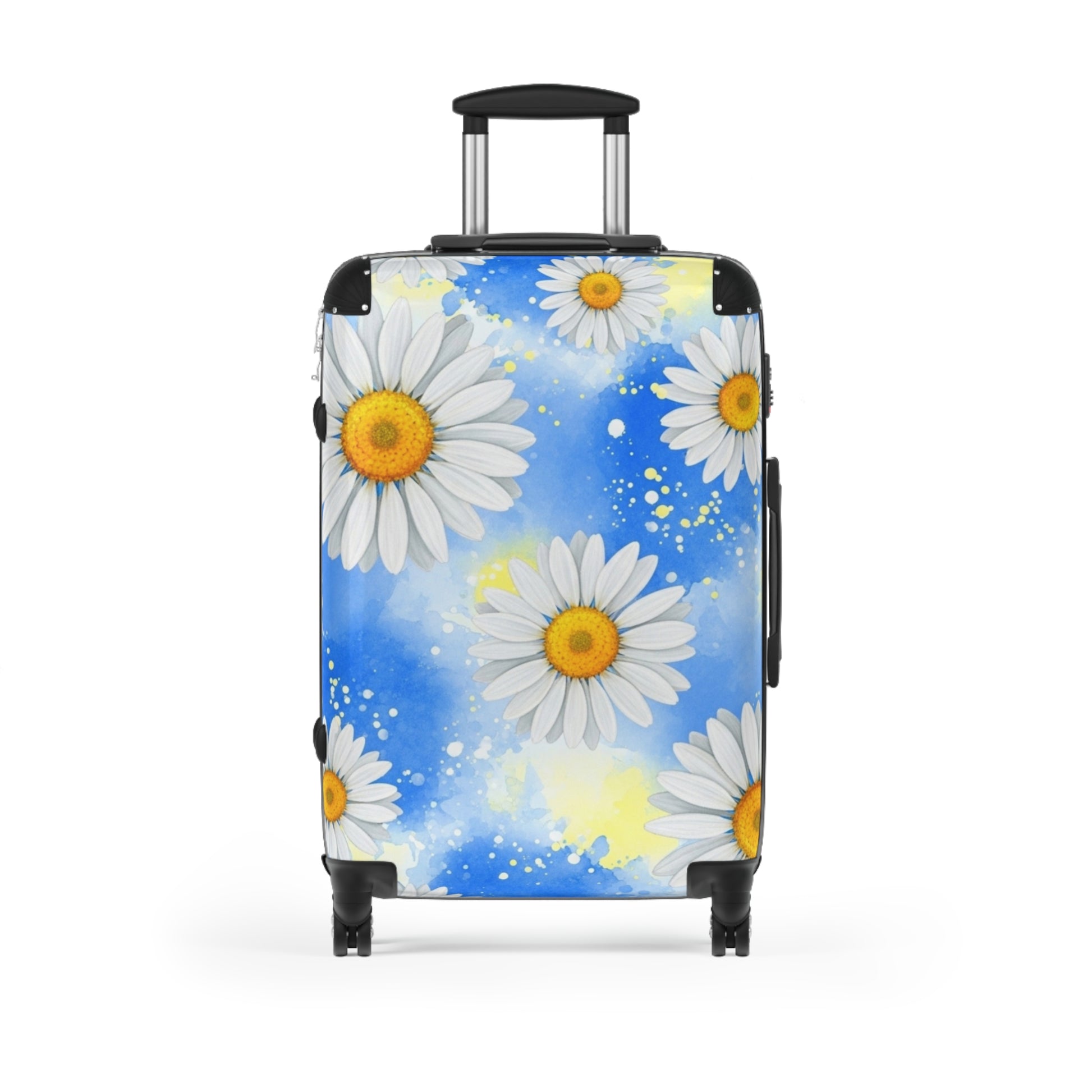 Daisies Suitcase, Artsulli - Art is Long, Life is Short, Bags, Size, Medium, Color, Black, , , 25875724580046169389