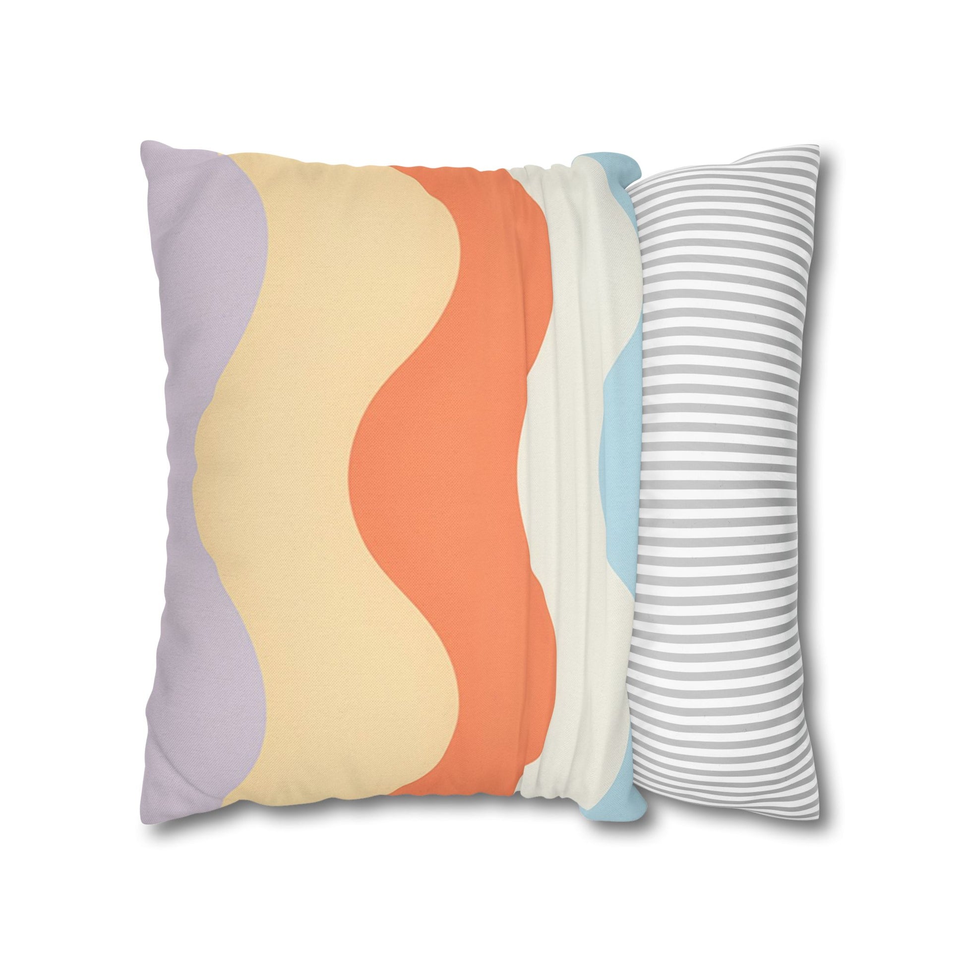Spun Polyester Square Pillowcase, Artsulli - Art is Long, Life is Short, Home Decor, , , , , , , 