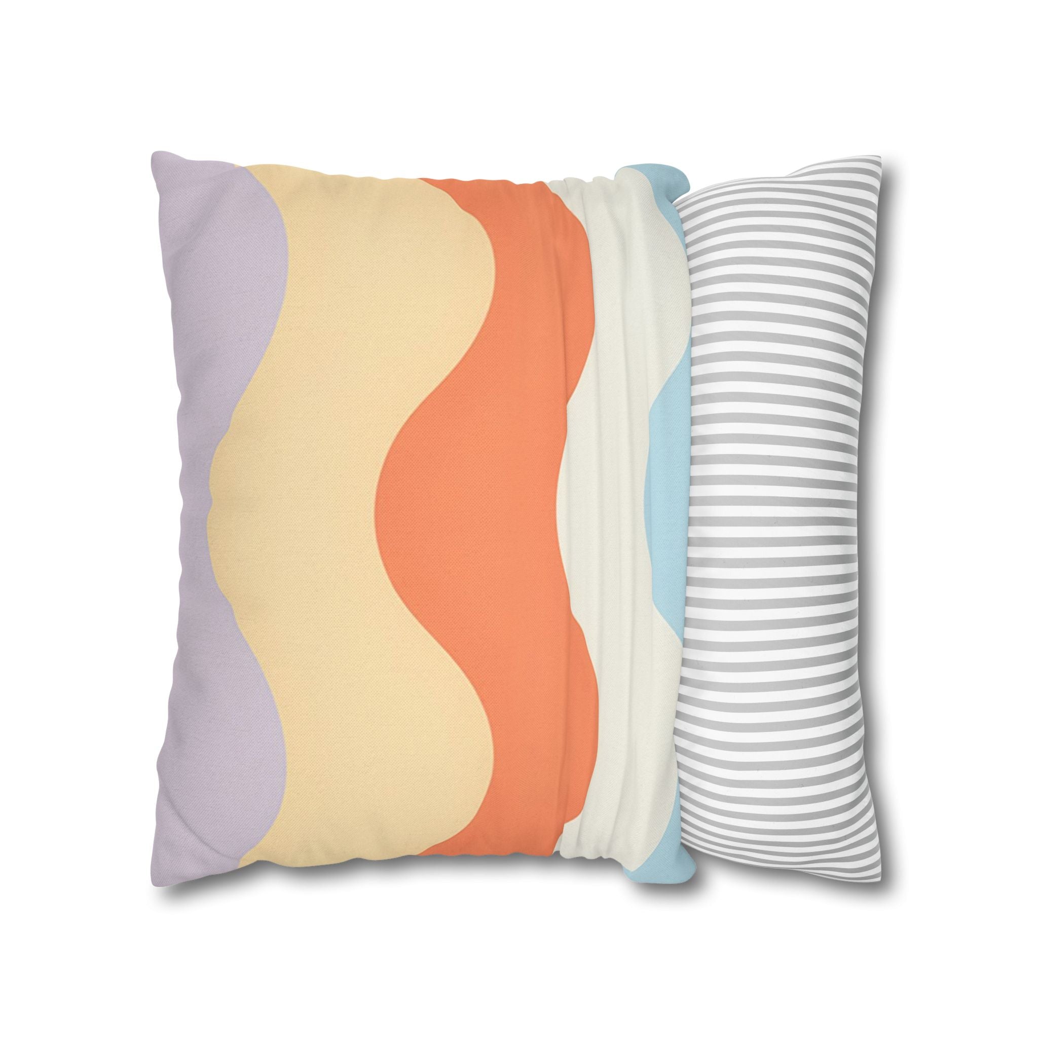 Spun Polyester Square Pillowcase, Artsulli - Art is Long, Life is Short, Home Decor, , , , , , , 
