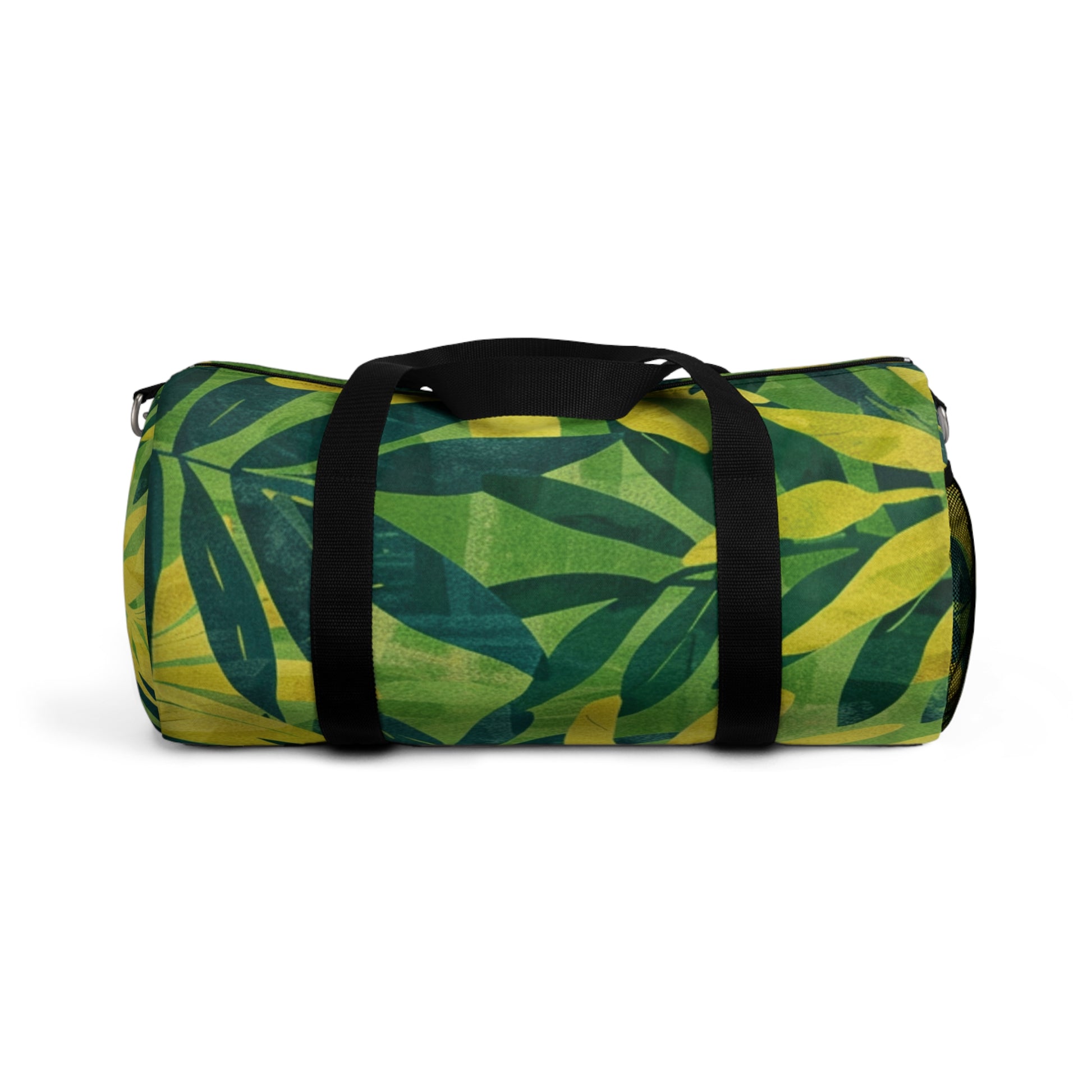 Green Leaf x Yellow Leaf x Tropical x Jungle Duffel Bag, Artsulli - Art is Long, Life is Short, Bags, Size, Small, , , , , 18003187484644604535