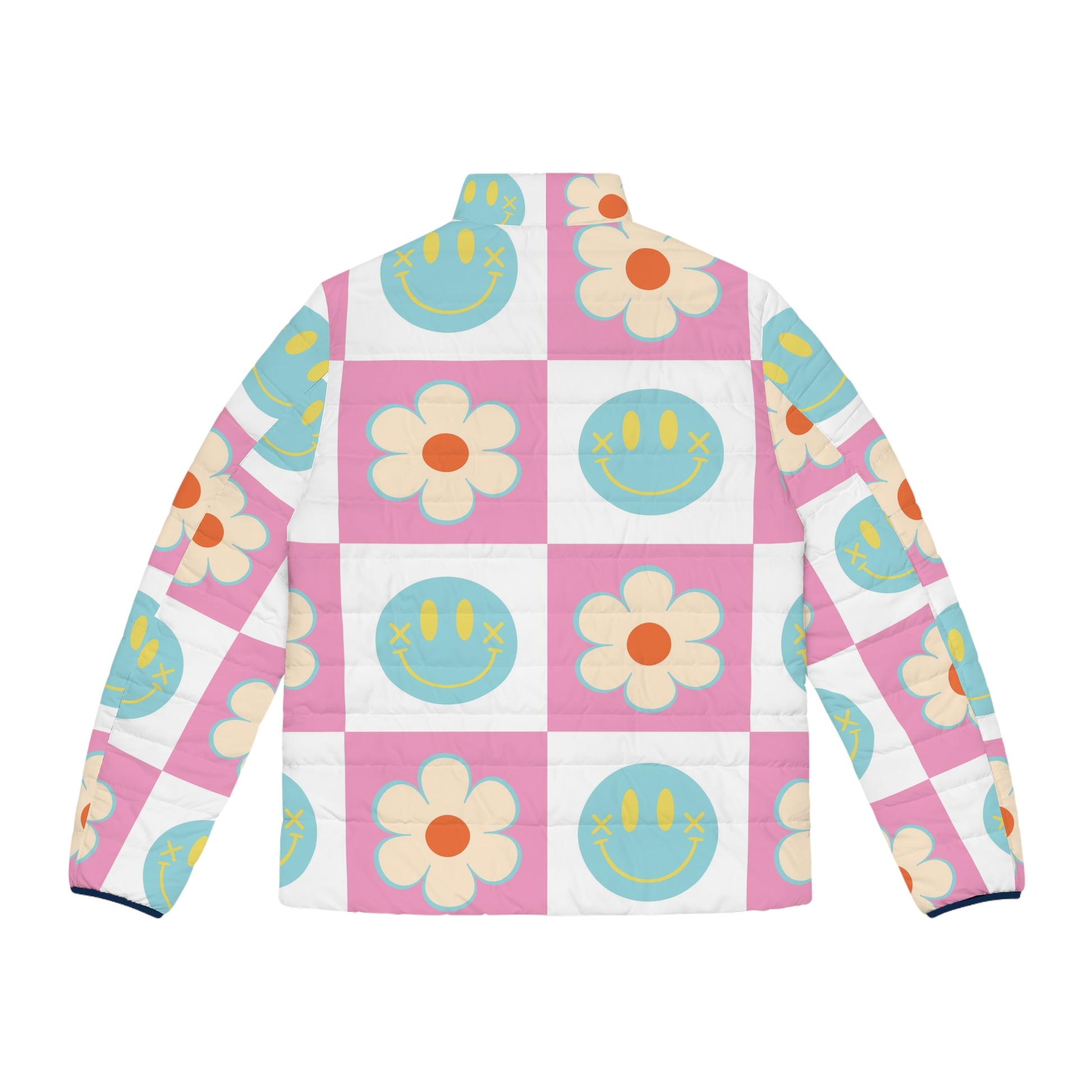 Madotsukis Grin Bloom Men's Puffer Jacket (AOP), Artsulli - Art is Long, Life is Short, All Over Prints, , , , , , , 
