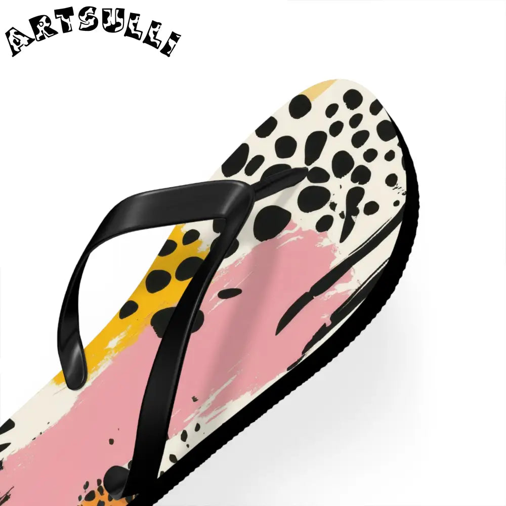 JAKKOUTTHEBXX Rae Zebra Rhapsody II Flip Flops JAKKOUTTHEBXX