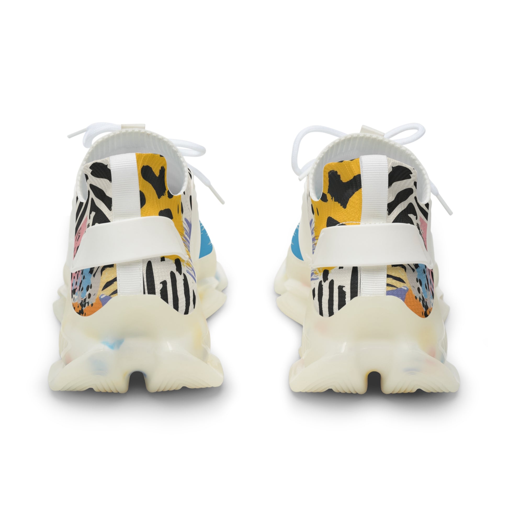 Rae Zebra Rhapsody II Men's Mesh Sneakers, Artsulli - Art is Long, Life is Short, Shoes, , , , , , , 