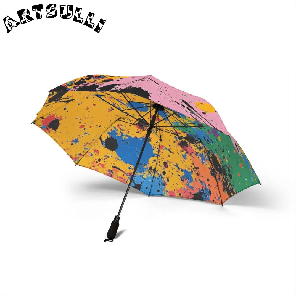 JAKKOUTTHEBXX The Colors Of Paint Splatter Semi-Automatic Foldable