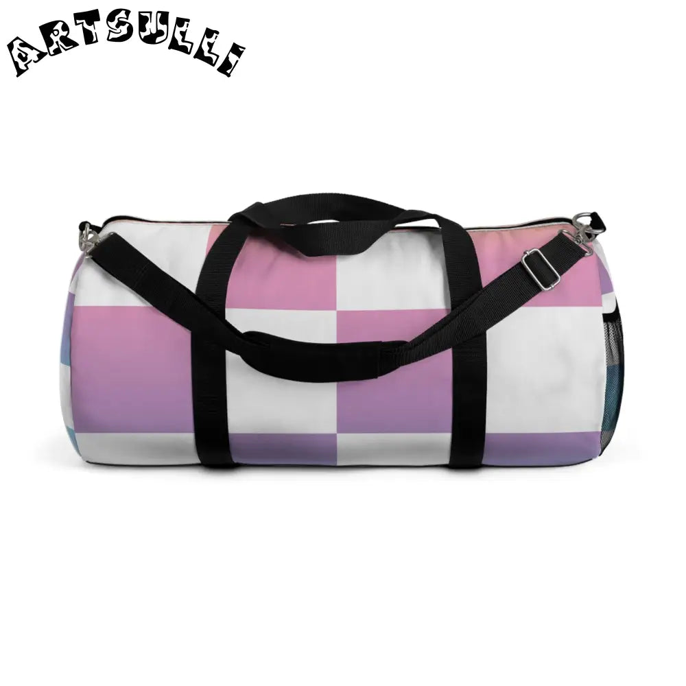 JAKKOUTTHEBXX Vaporwave Check Duffel Bag JAKKOUTTHEBXX Artsulli