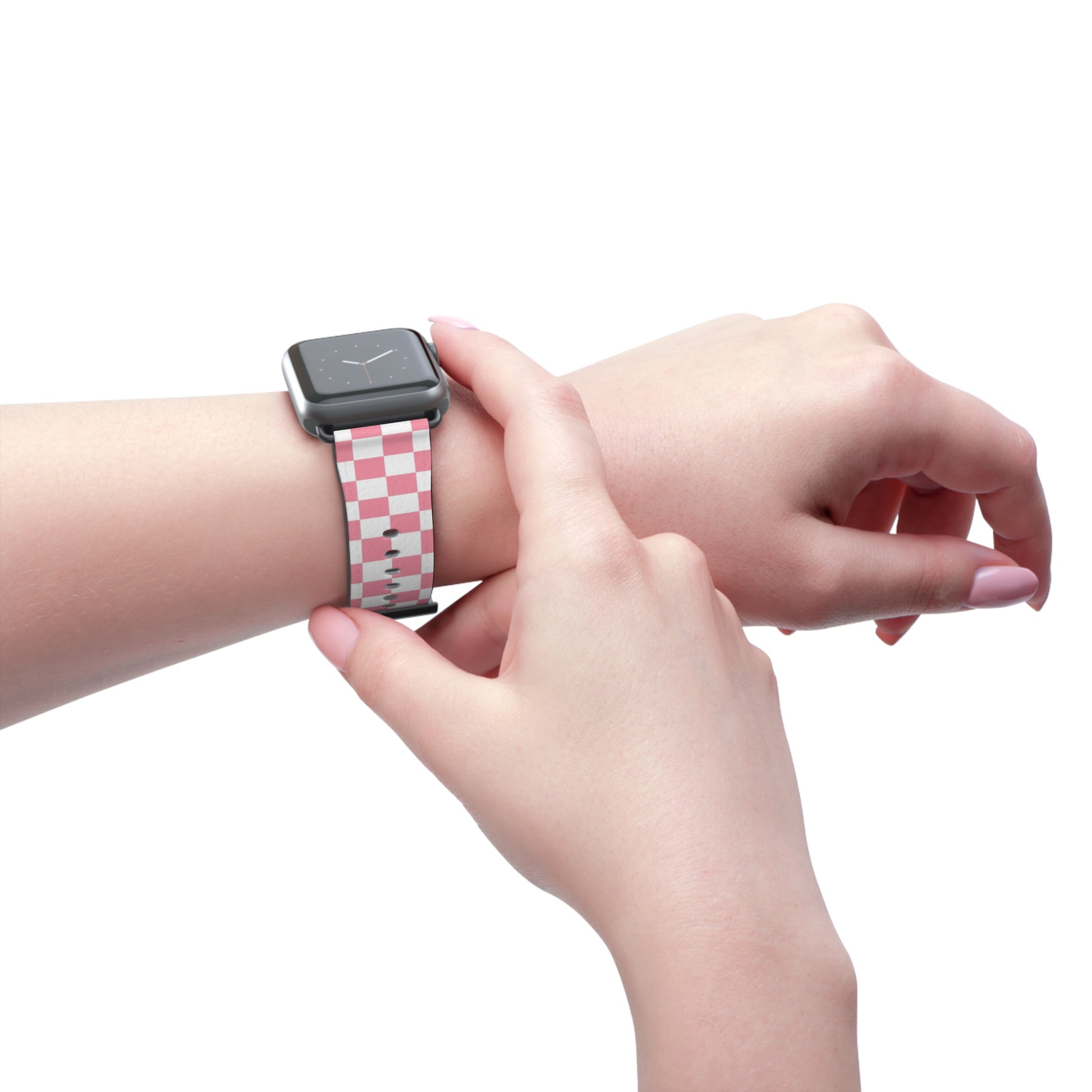 Brigandine Checkered Scene Watch Band, Artsulli - Art is Long, Life is Short, Accessories, , , , , , , 