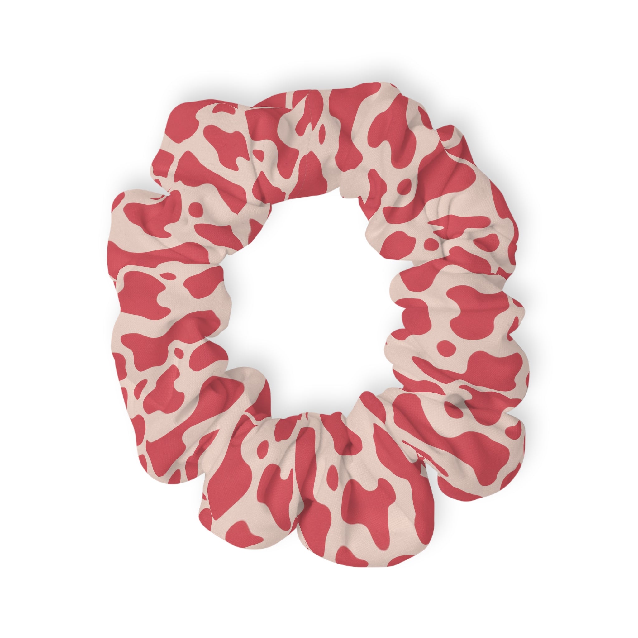 Red Jungle Cow Scrunchie, Artsulli - Art is Long, Life is Short, Accessories, Size, 4'' × 4'', , , , , 11868973896884876938
